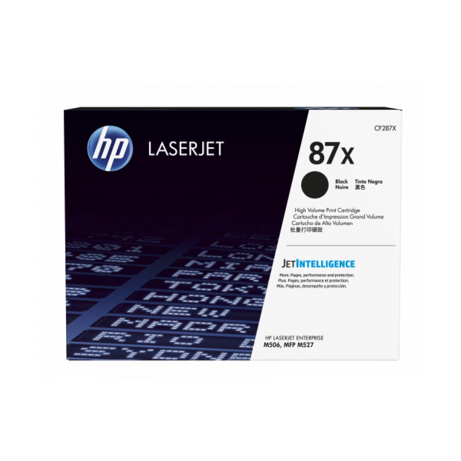 HP Tóner nº87X · XL Alta Capacidad · Negro
