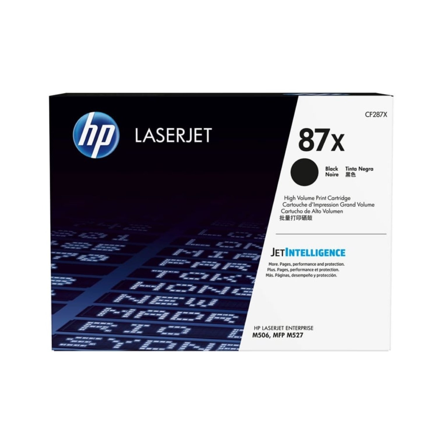 HP Tóner nº87X · XL Alta Capacidad · Negro