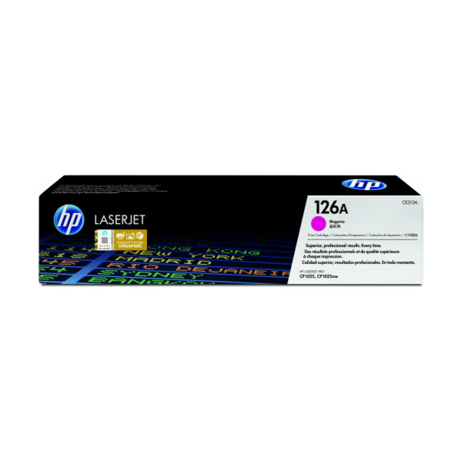 HP Tóner Original nº126A · Magenta · Rendimiento Alto