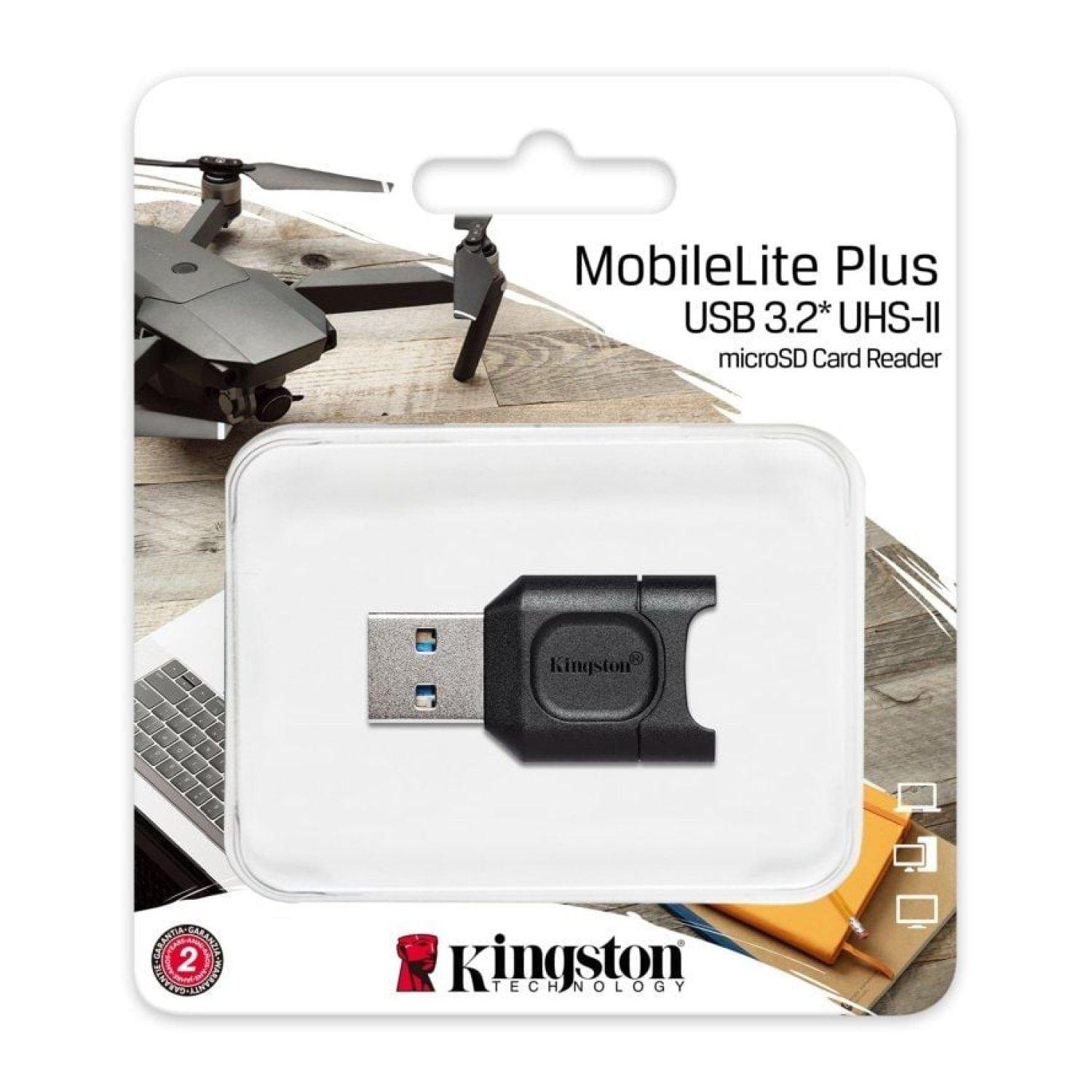 Kingston MobileLite Plus · Lector Tarjetas MicroSD · USB 3.2