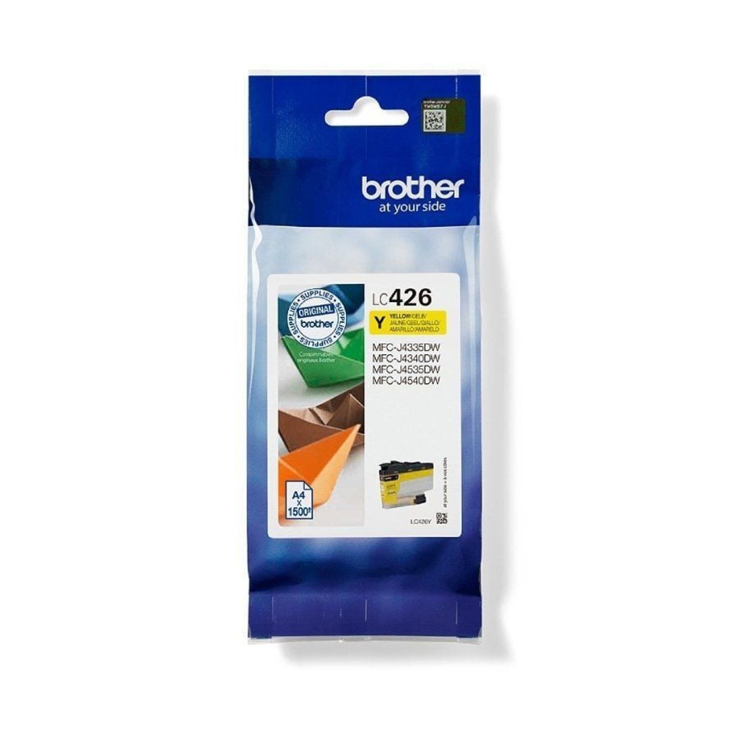 Brother LC426Y · Cartucho de Tinta Original · Amarillo