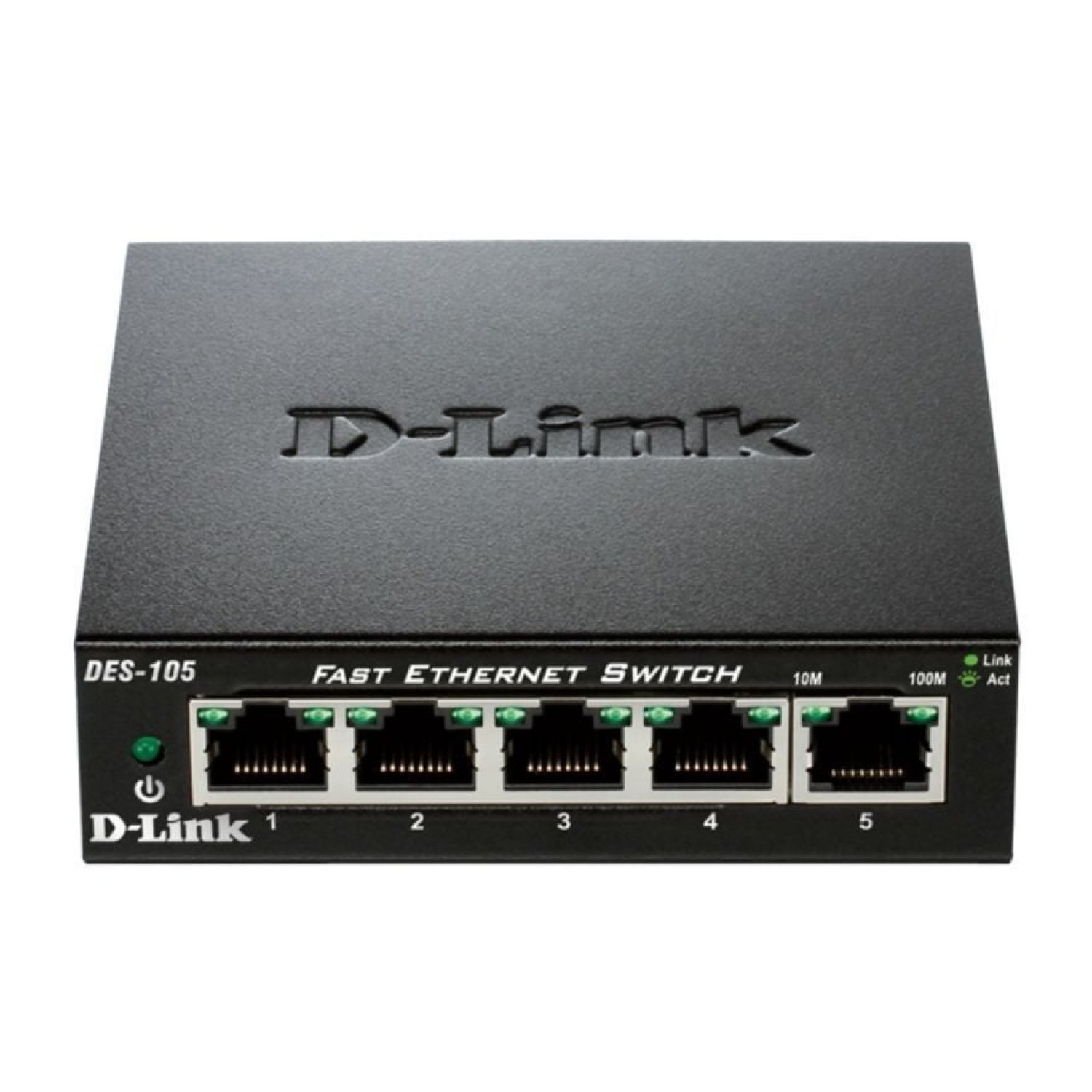 D-Link DES-105 · Switch 5 Puertos · RJ-45 10/100 Mbps