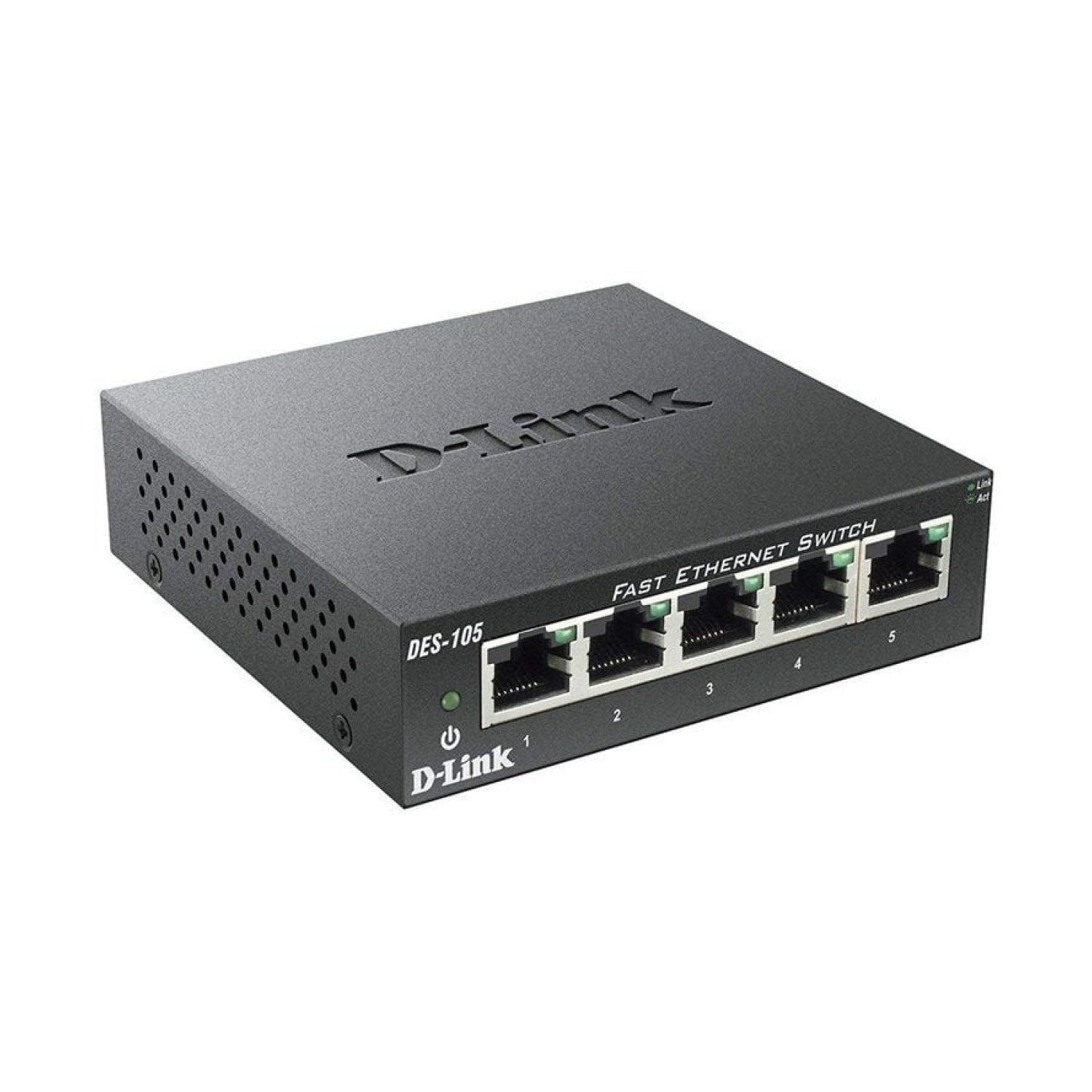 D-Link DES-105 · Switch 5 Puertos · RJ-45 10/100 Mbps