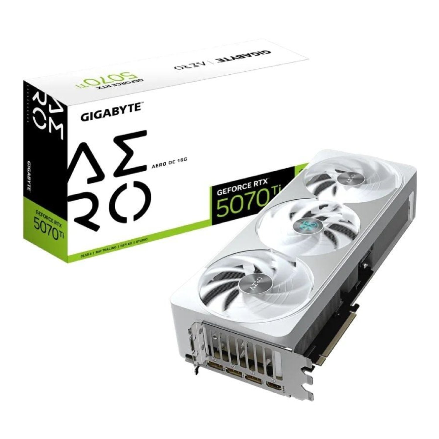 Gigabyte GeForce RTX 5070 Ti AERO OC · 16GB GDDR7 · Tarjeta Gráfica