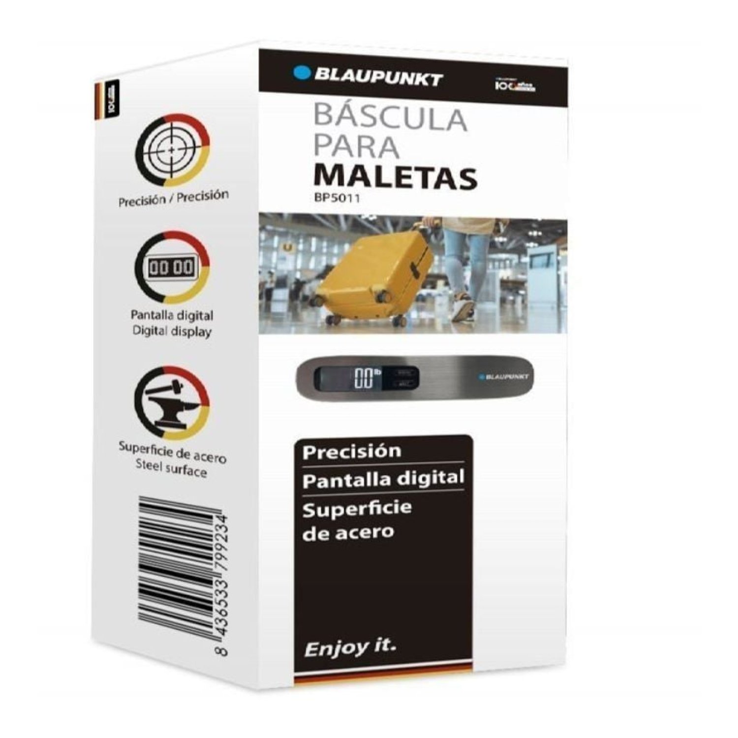 Blaupunkt BP5011 · Báscula Digital · 50 kg · Gris