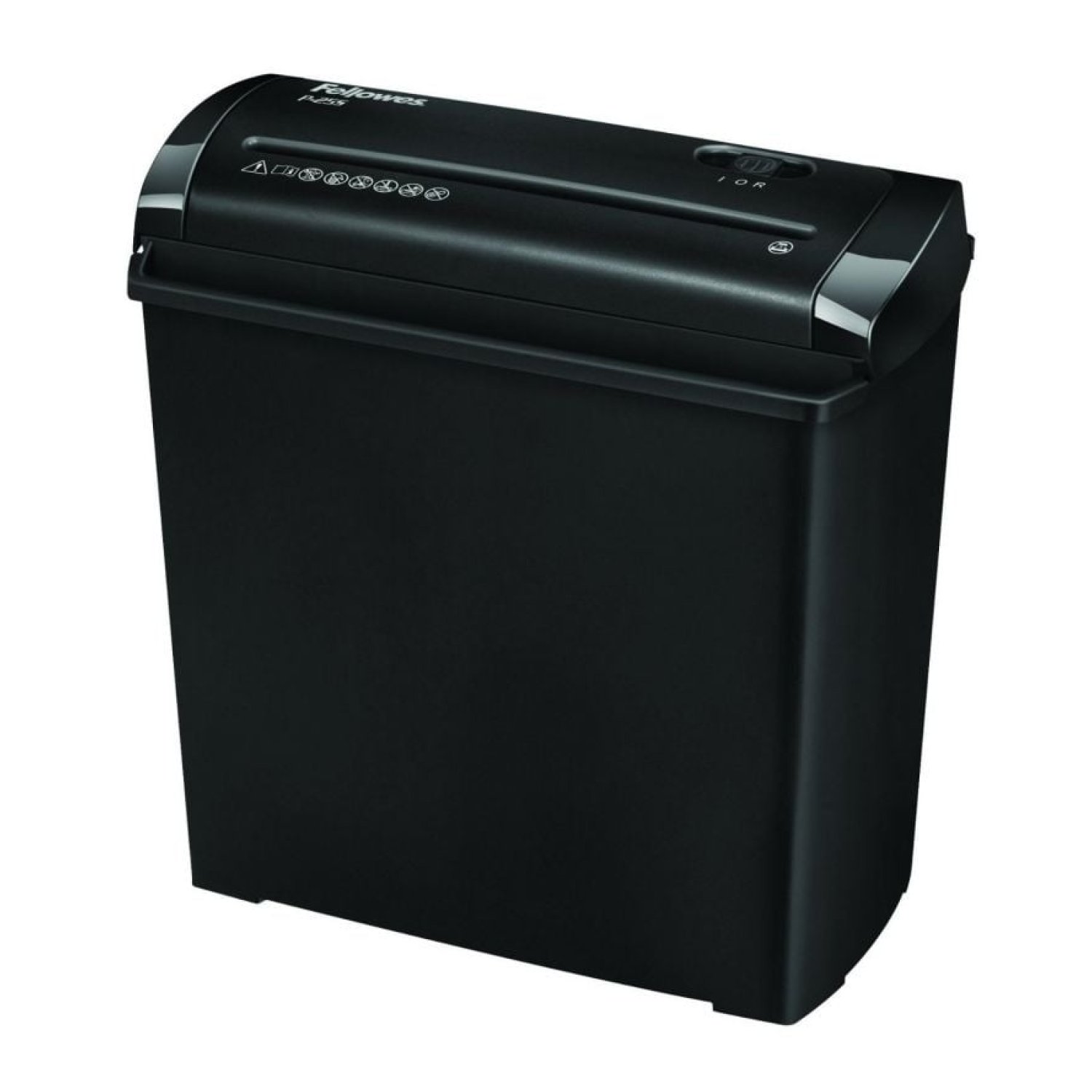 Fellowes P-25S · Destructora de Papel · Corte en Tiras 7mm · Negra