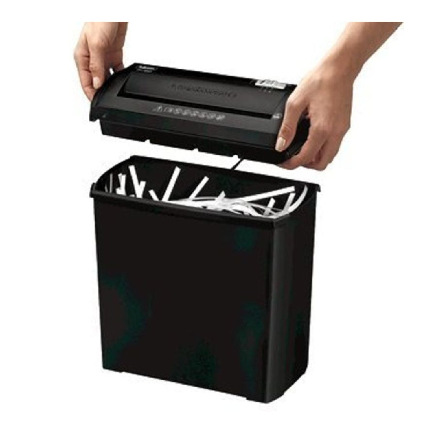 Fellowes P-25S · Destructora de Papel · Corte en Tiras 7mm · Negra