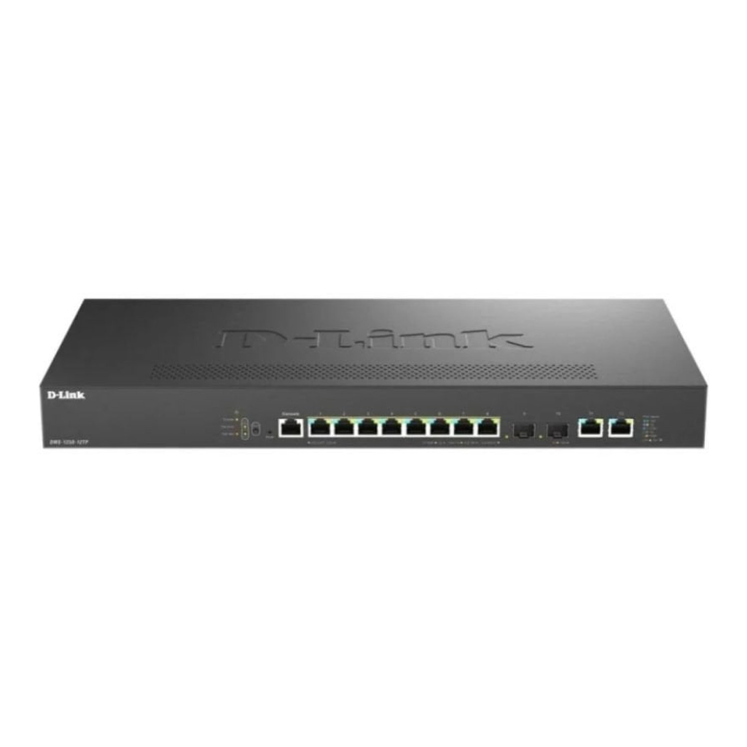 D-Link DMS-1250-12TP · Switch Gestionable · 10 Puertos RJ-45 · 100/1000/2.5G · PoE · SFP