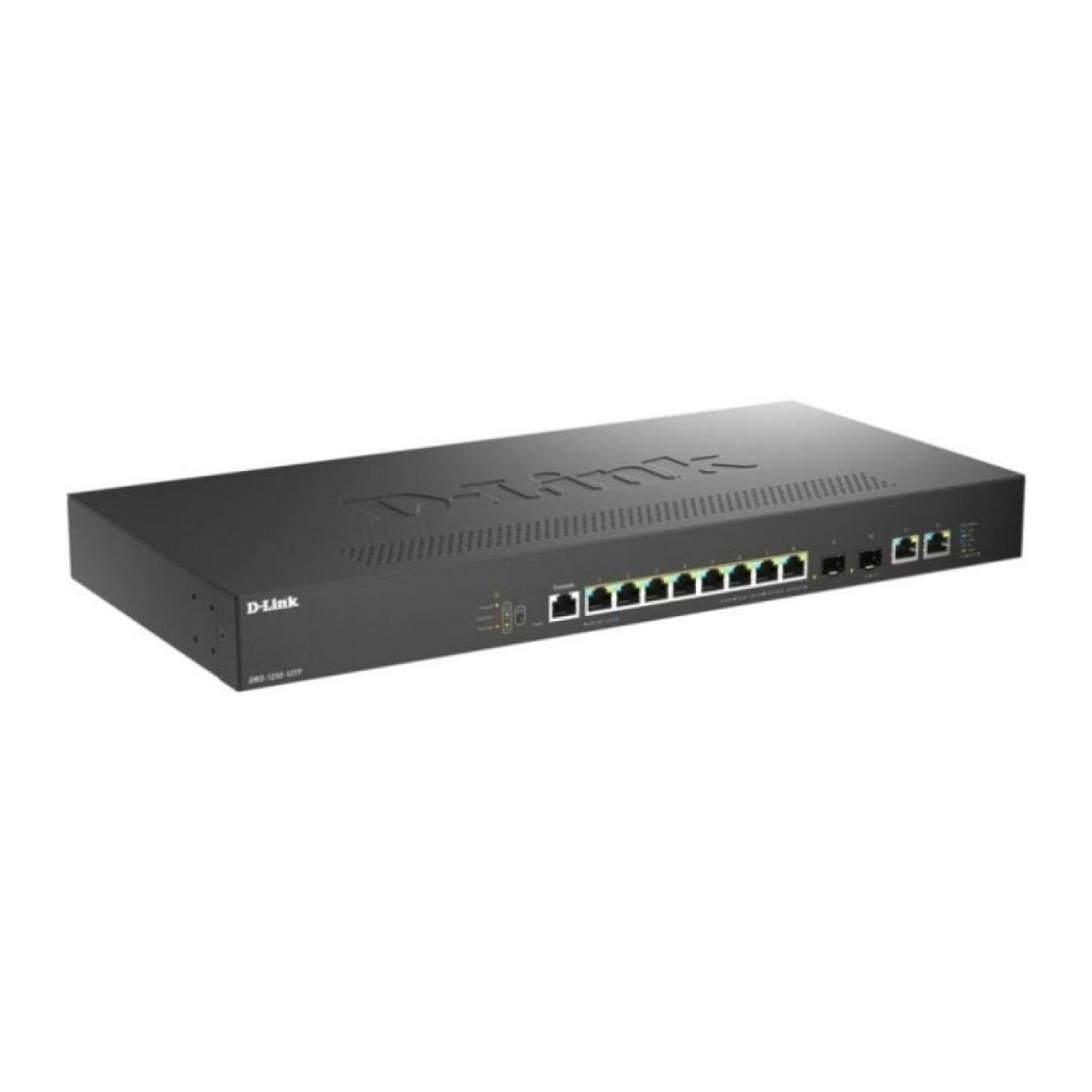 D-Link DMS-1250-12TP · Switch Gestionable · 10 Puertos RJ-45 · 100/1000/2.5G · PoE · SFP
