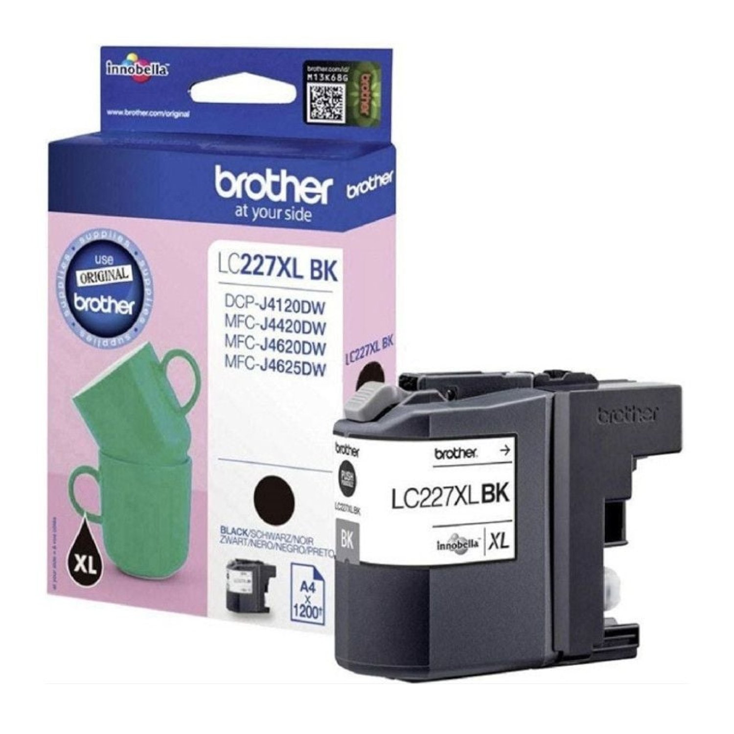 Brother LC-227 XL · Cartucho Tinta Original · Alta Capacidad · Negro