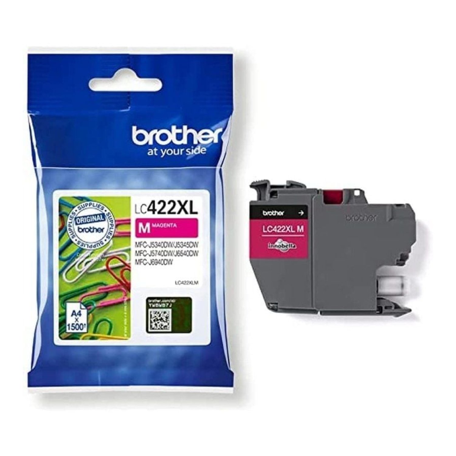 Brother LC-422 XL · Cartucho Tinta Original · Alta Capacidad · Magenta