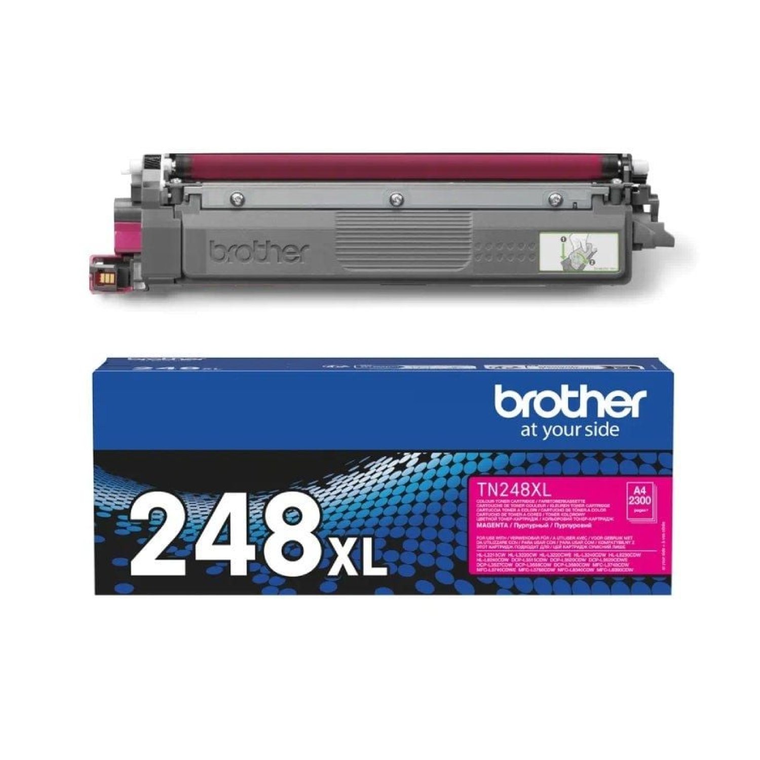 Brother TN248XLM · Tóner Original · Magenta · Alta Capacidad