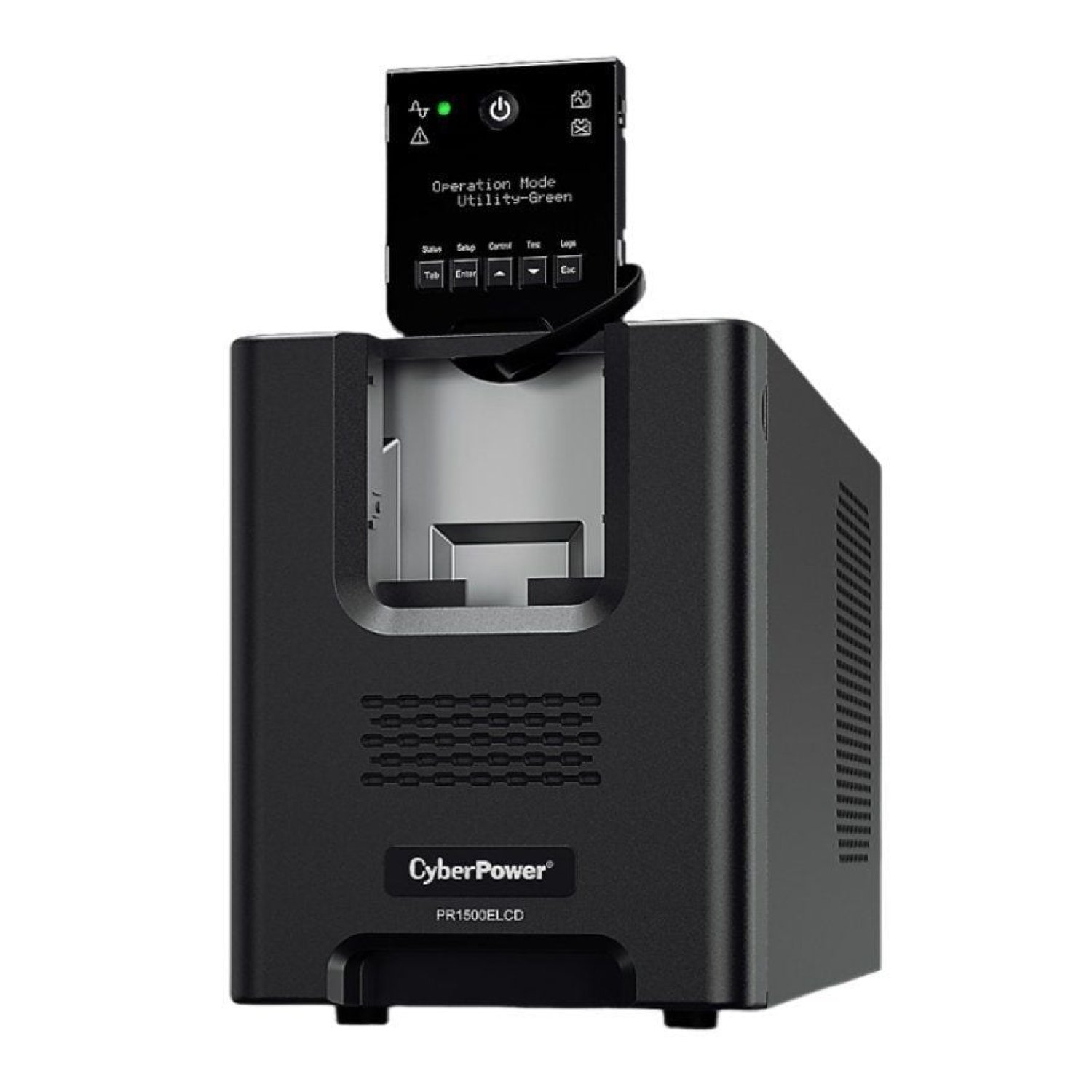 CyberPower PR1500ELCD · SAI Línea Interactiva · 1500VA · 1350W · 8 Salidas · Torre