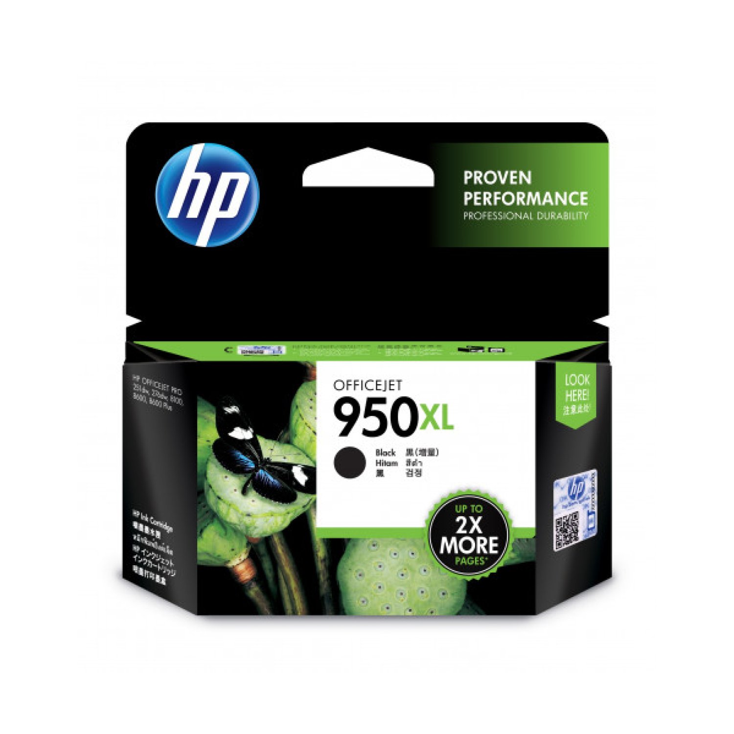 HP Cartucho Tinta nº950 XL · Alta Capacidad · Negro