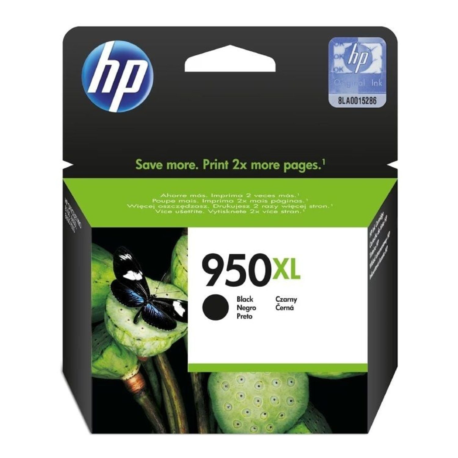 HP Cartucho Tinta nº950 XL · Alta Capacidad · Negro