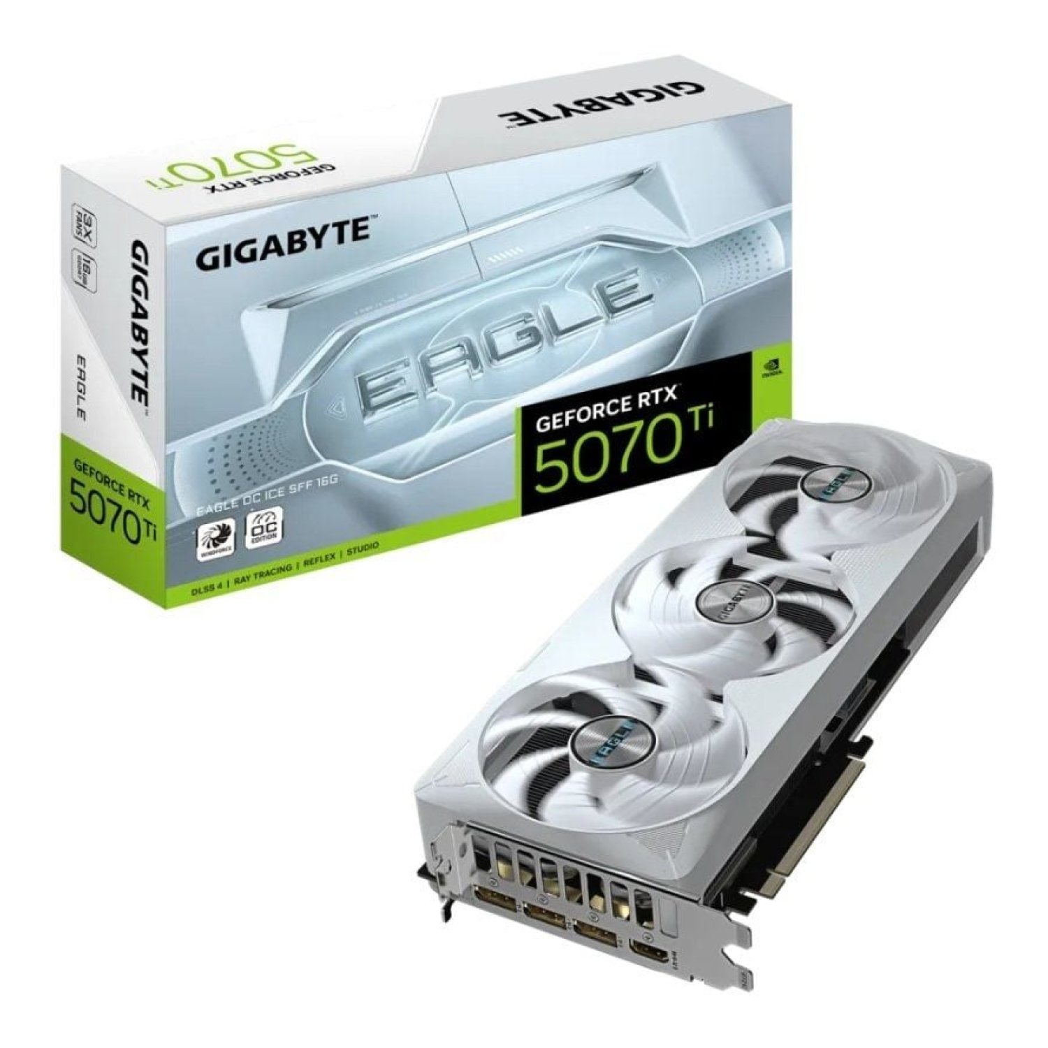 Gigabyte GeForce RTX 5070 Ti Eagle OC · 16GB GDDR7 · Formato SFF