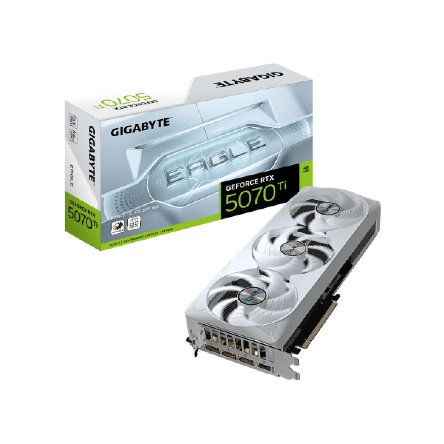 Gigabyte GeForce RTX 5070 Ti Eagle OC · 16GB GDDR7 · Formato SFF