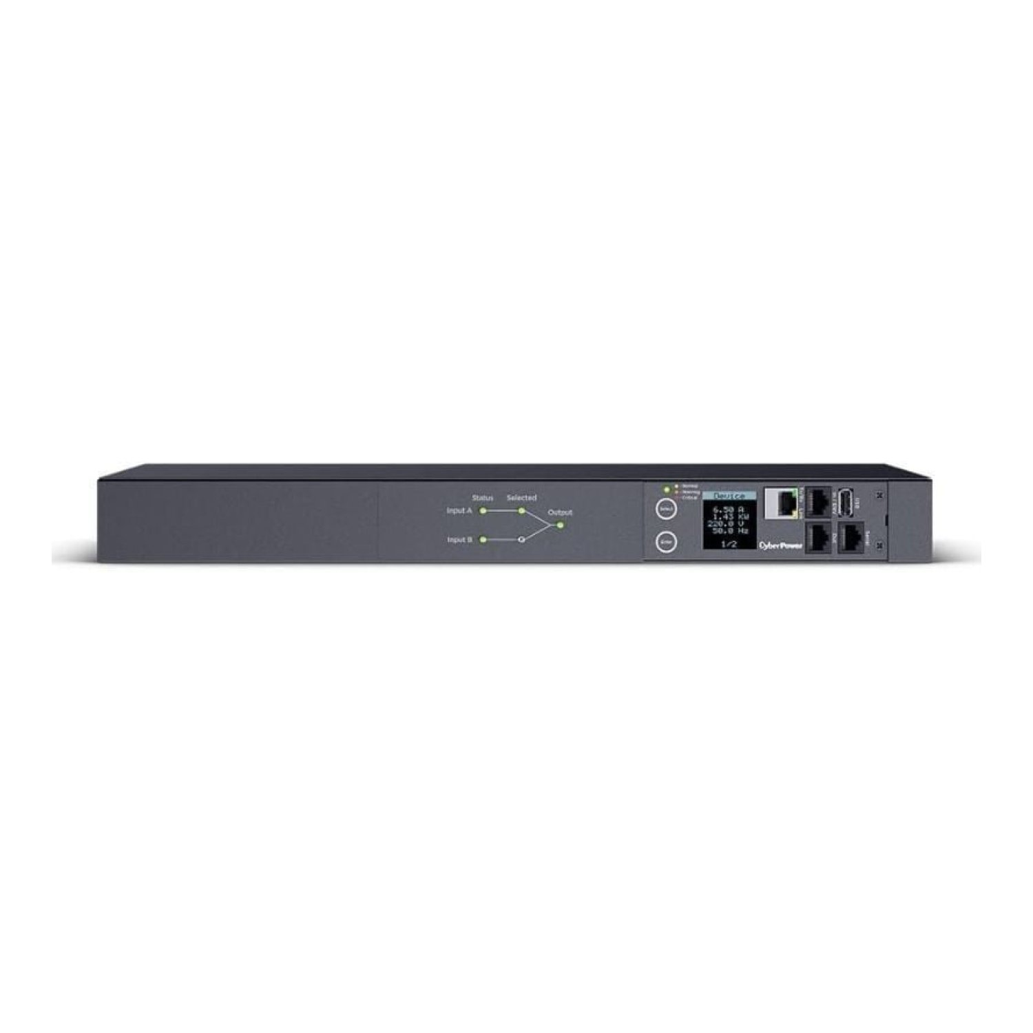 Cyberpower PDU44005 · Regleta PDU Rack 1U · 16A · 8x IEC C13 · 2x IEC C19