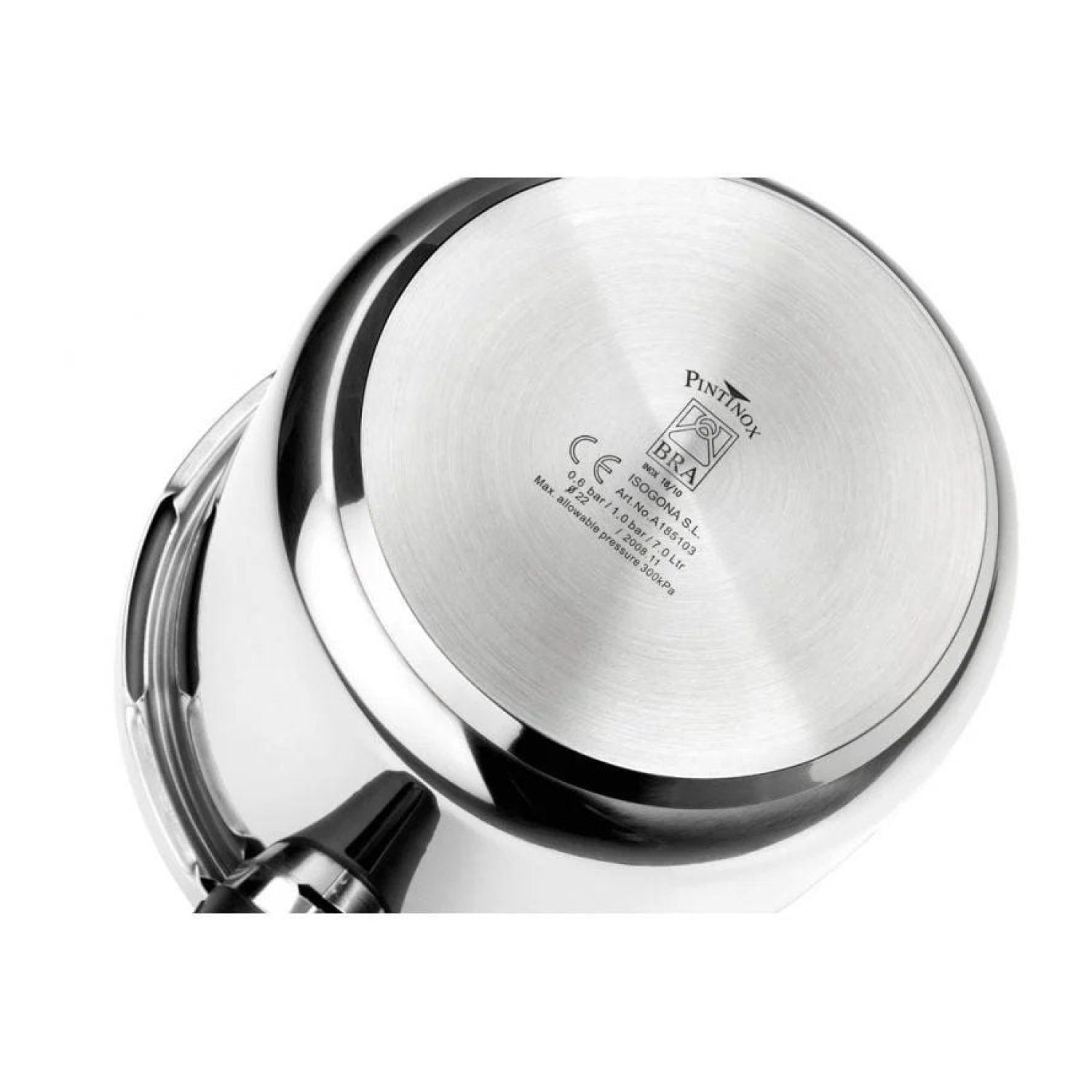 Olla a Presión Bra Vitesse · 22cm · 4L · Acero Inoxidable · Inducción