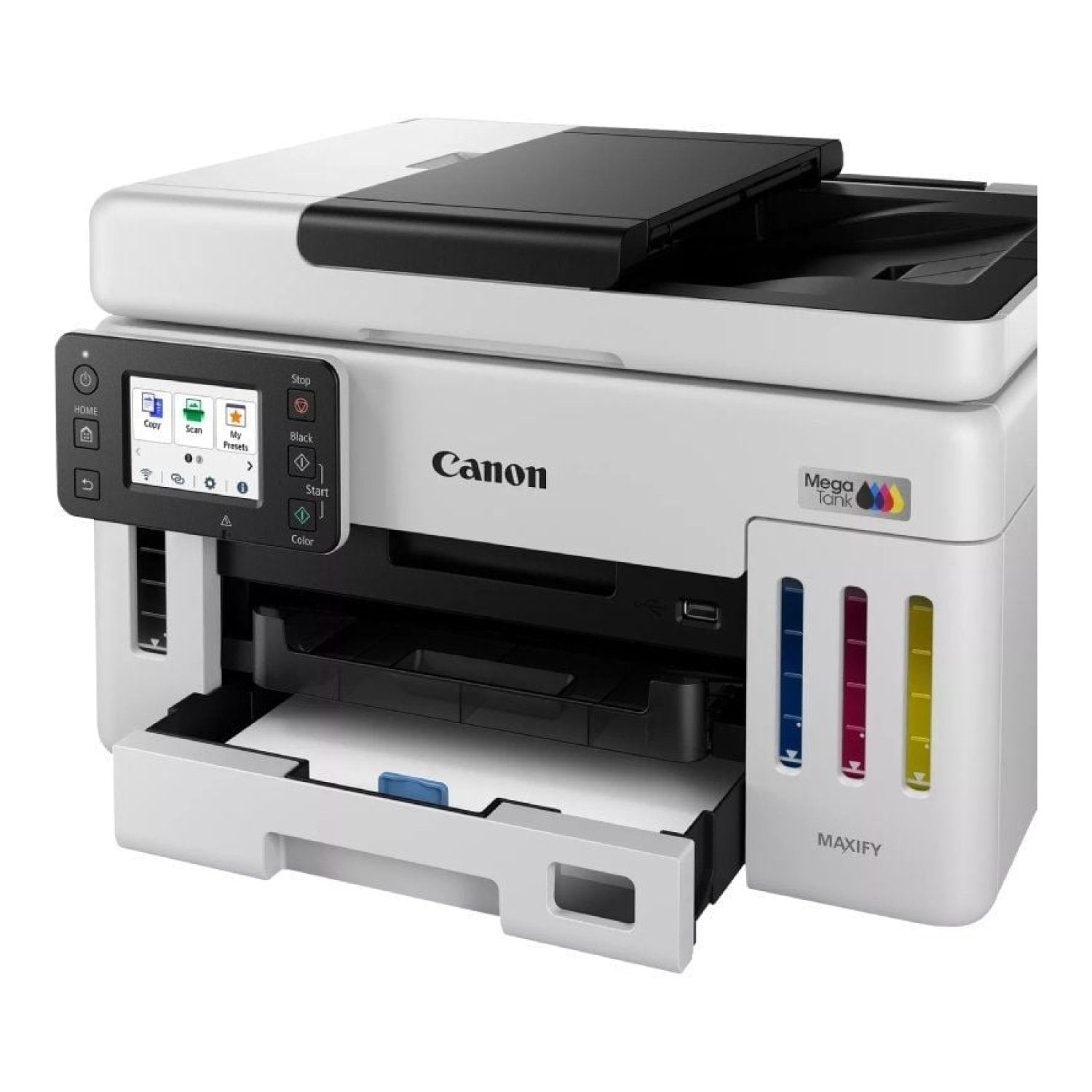 Canon MAXIFY GX6150 · Multifunción MegaTank · WiFi · Dúplex · Blanca