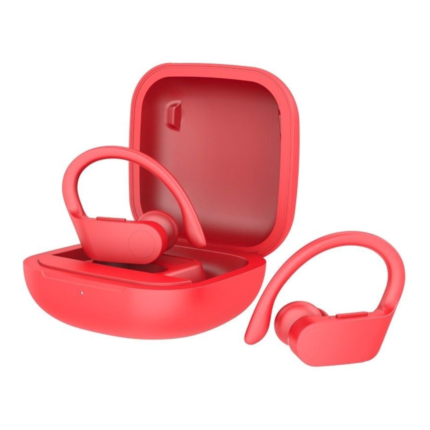 Daewoo DW2025 · Auriculares Deportivos Bluetooth · 5h Autonomía · Estuche de Carga · Rojos