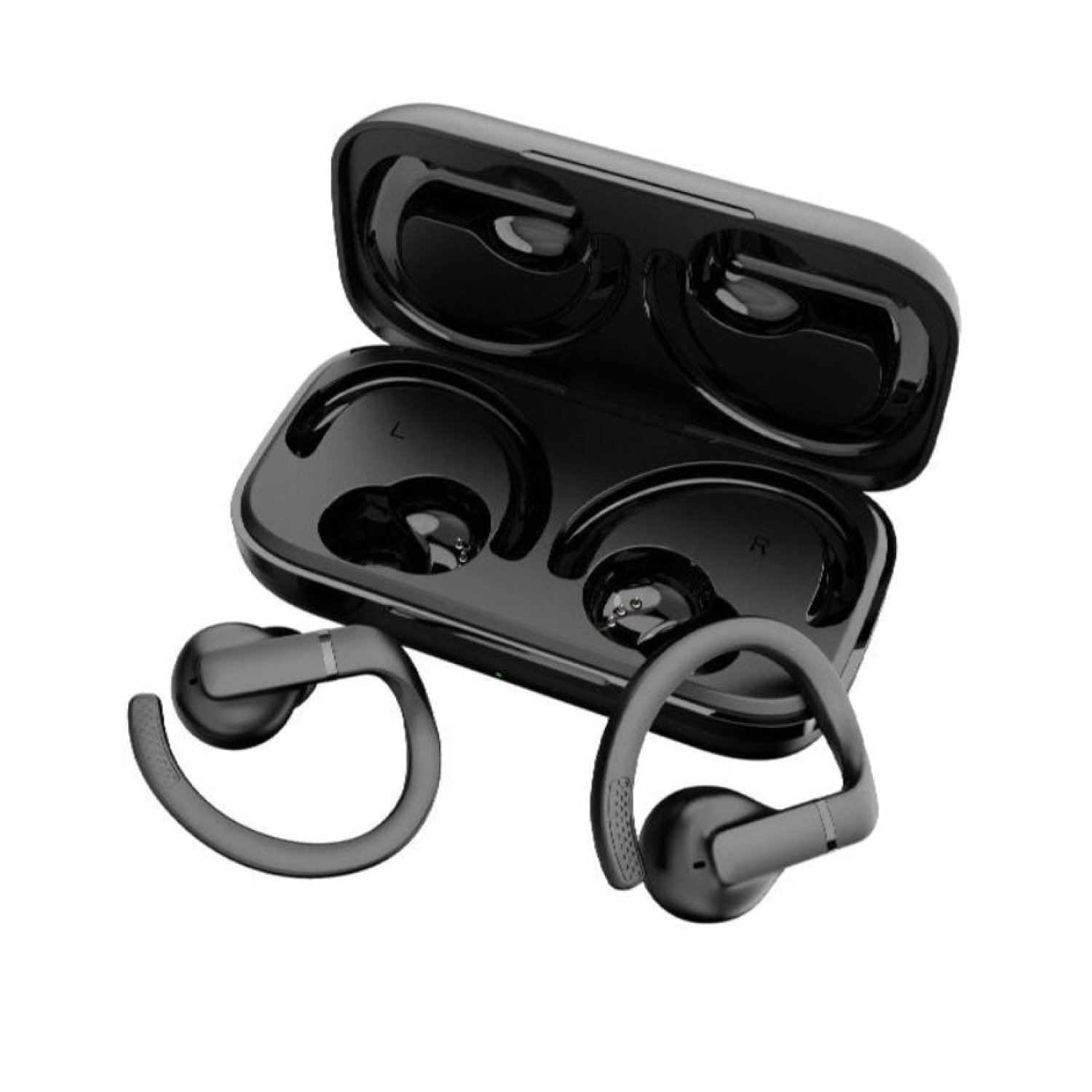 Daewoo DW2003 · Auriculares Bluetooth Deportivos · 8h Autonomía · Estuche de Carga · Negro