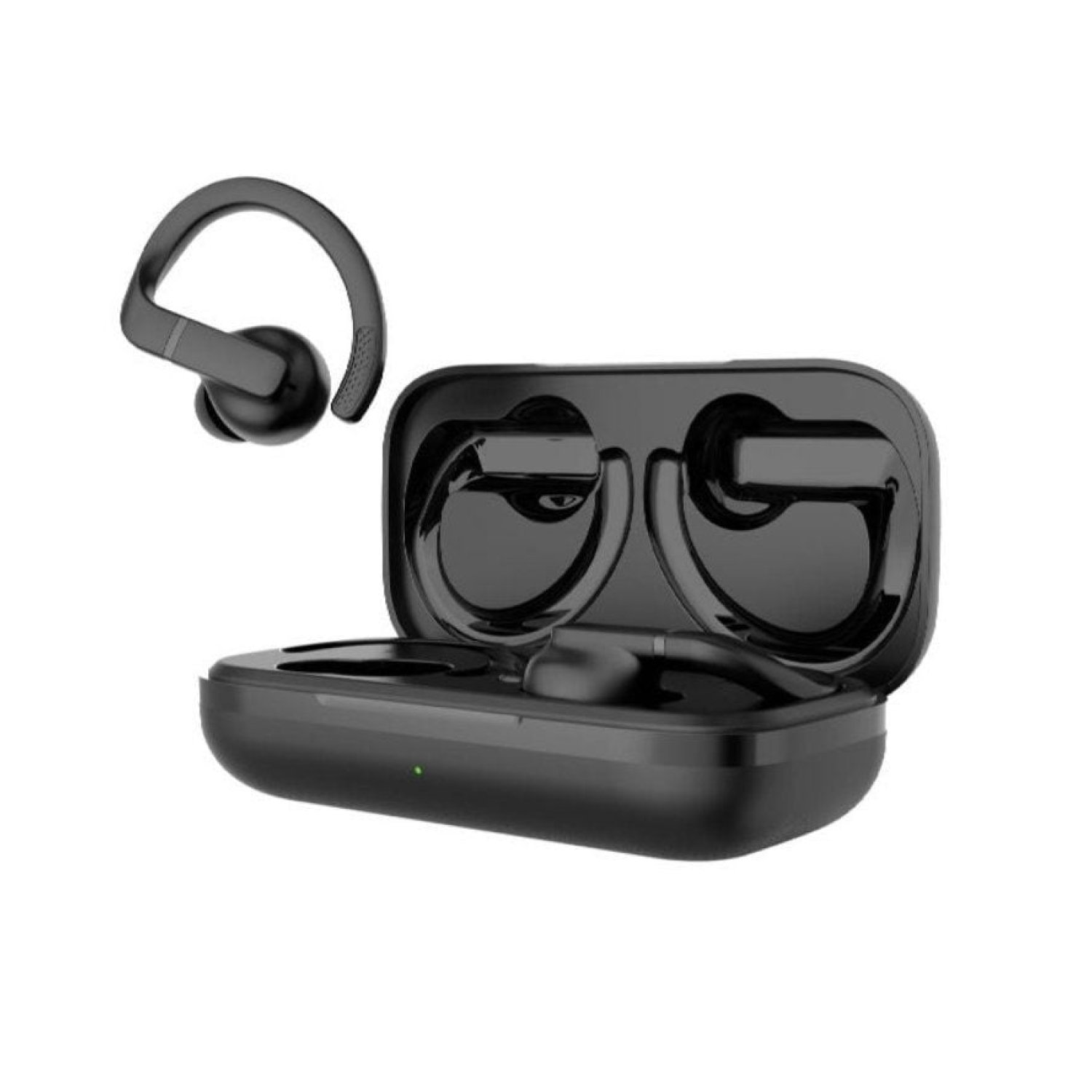 Daewoo DW2003 · Auriculares Bluetooth Deportivos · 8h Autonomía · Estuche de Carga · Negro