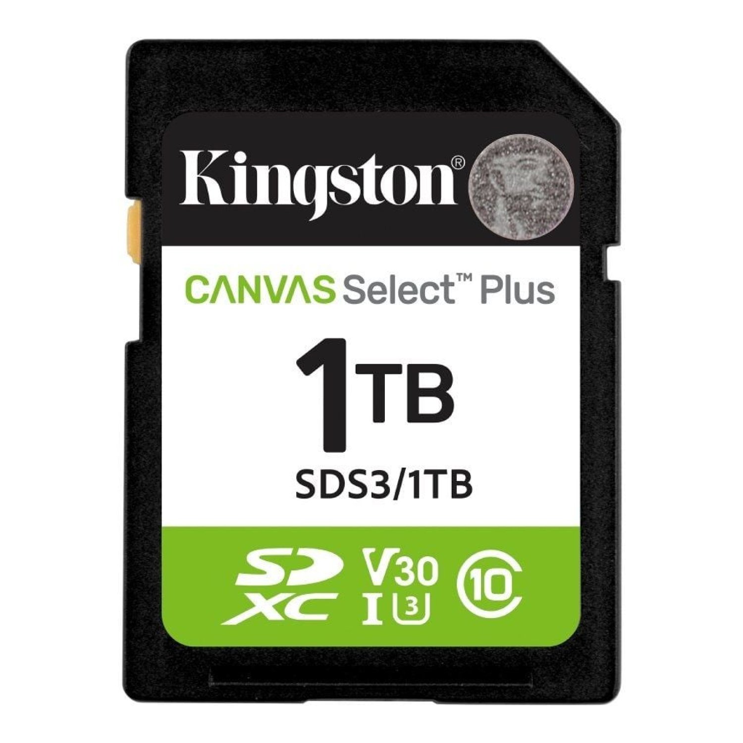 Kingston Canvas Select Plus · 1TB · SDXC Clase 10 · Hasta 150MB/s