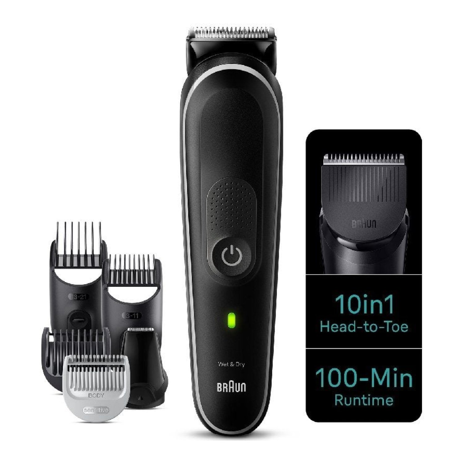 Braun Series 5 MGK5440 · Recortadora Todo en Uno · 10 Accesorios · Batería