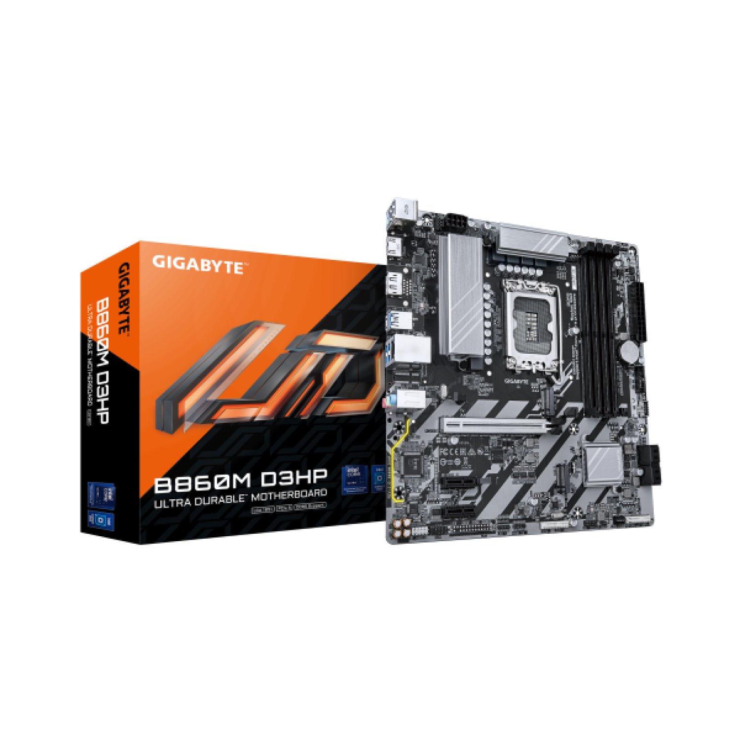 Gigabyte B860M D3HP · Socket 1851 · DDR5 · PCIe 5.0 · Micro ATX
