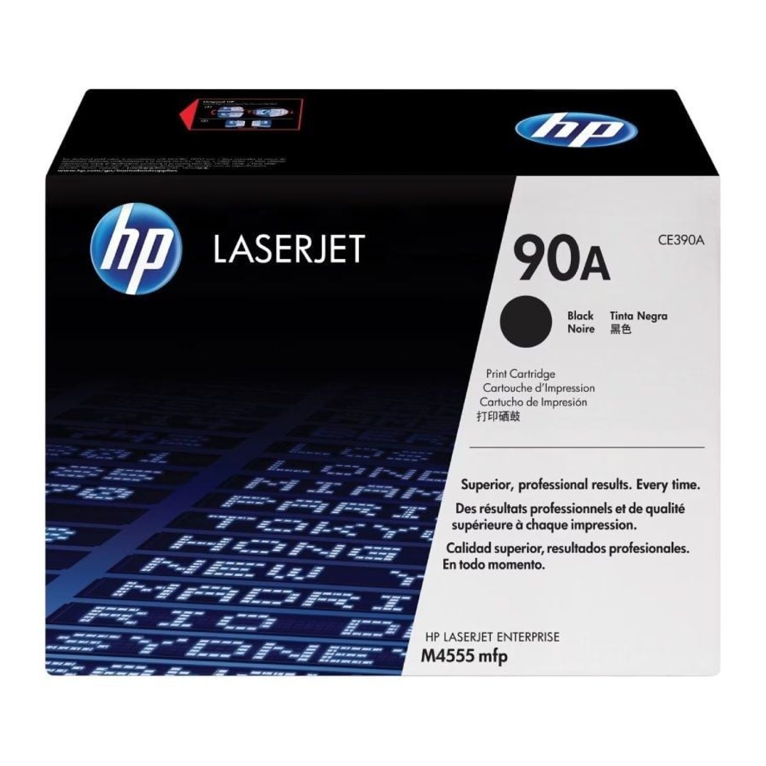HP Tóner Original nº90A · Negro · Alto Rendimiento