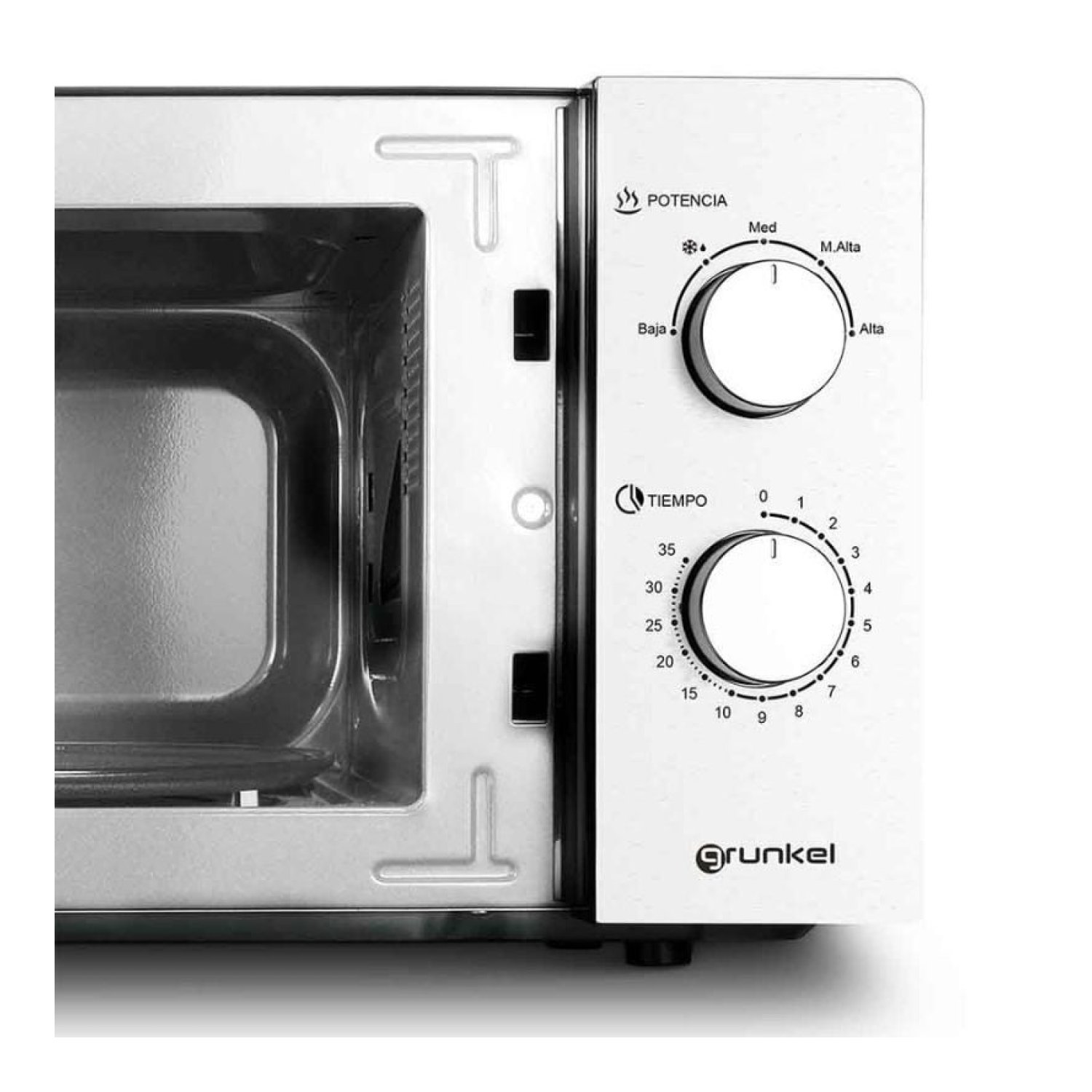 Grunkel MW-20 · Microondas con Grill · 700W · 20L · Inox