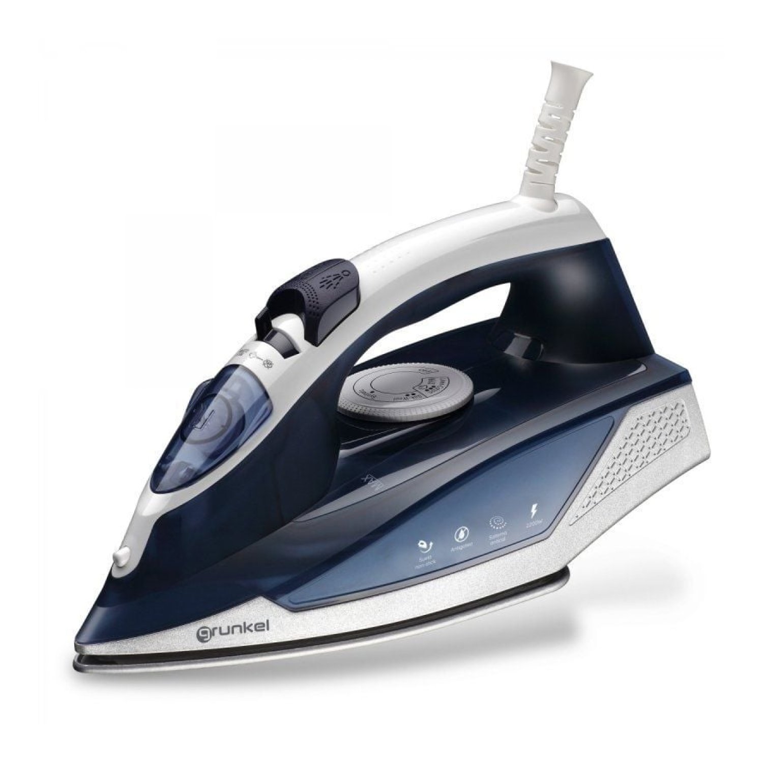 Grunkel PL-22NS · Plancha de Vapor · 2200W · Depósito 280ml