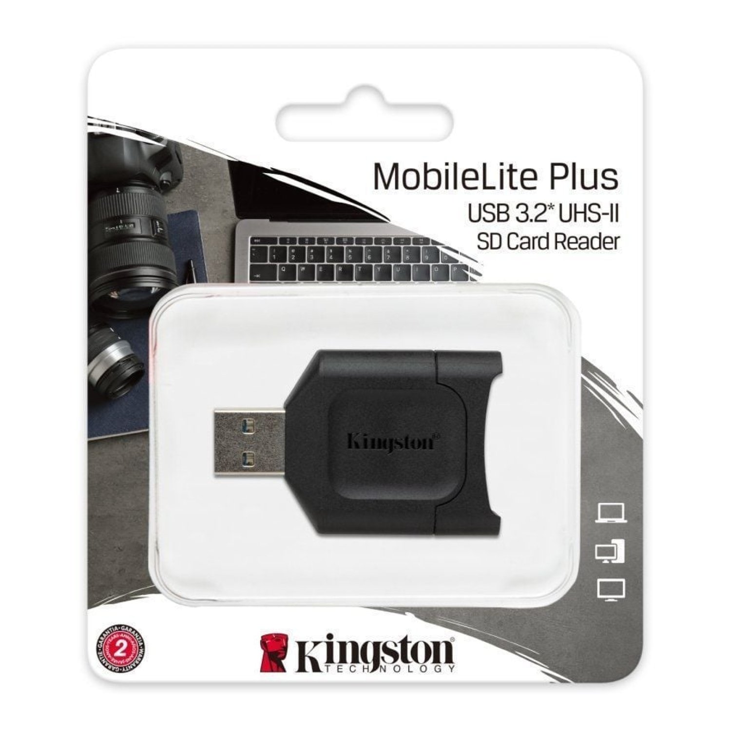 Kingston MobileLite Plus · Lector de Tarjetas SD · USB 3.2
