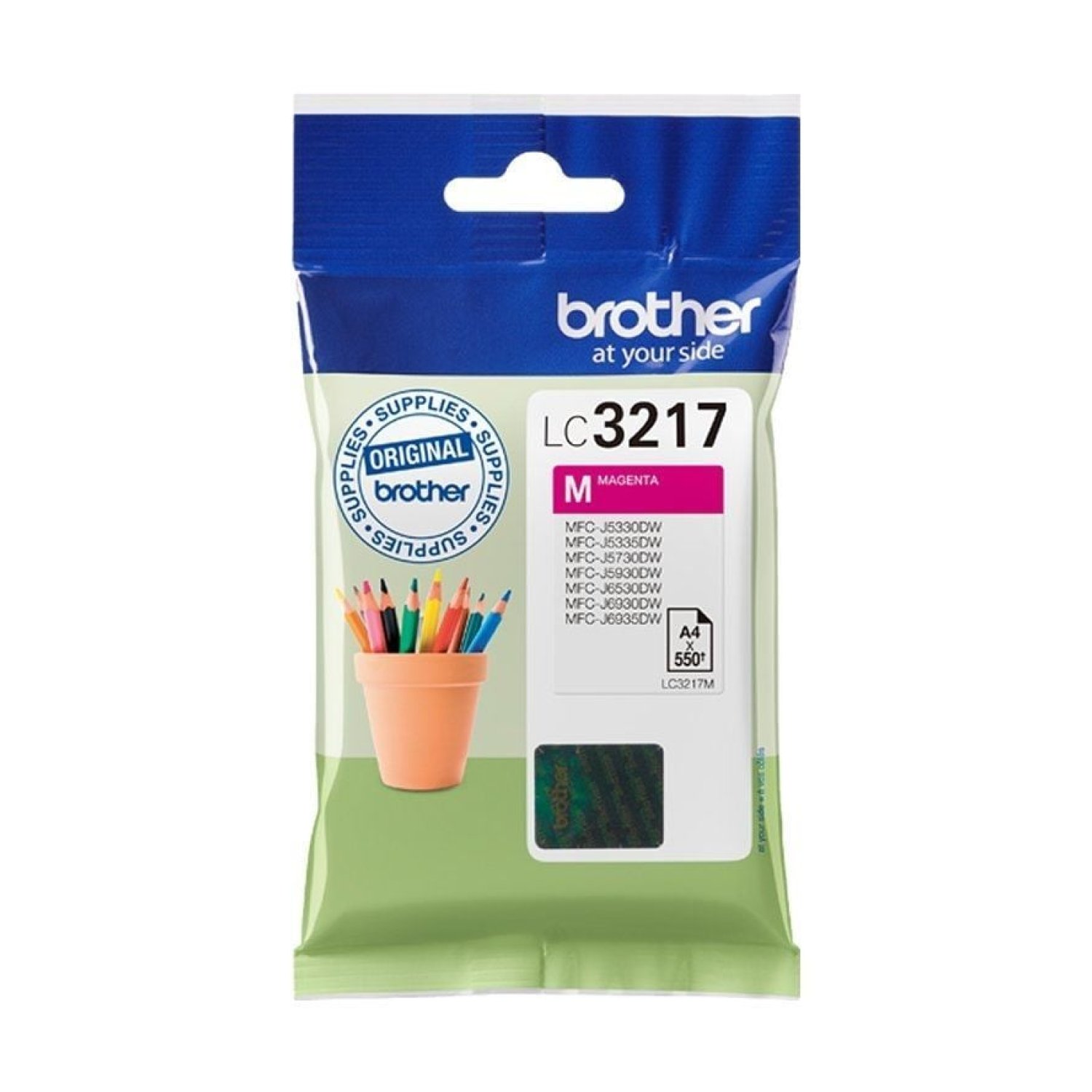 Brother LC-3217M · Cartucho Tinta Original · Magenta
