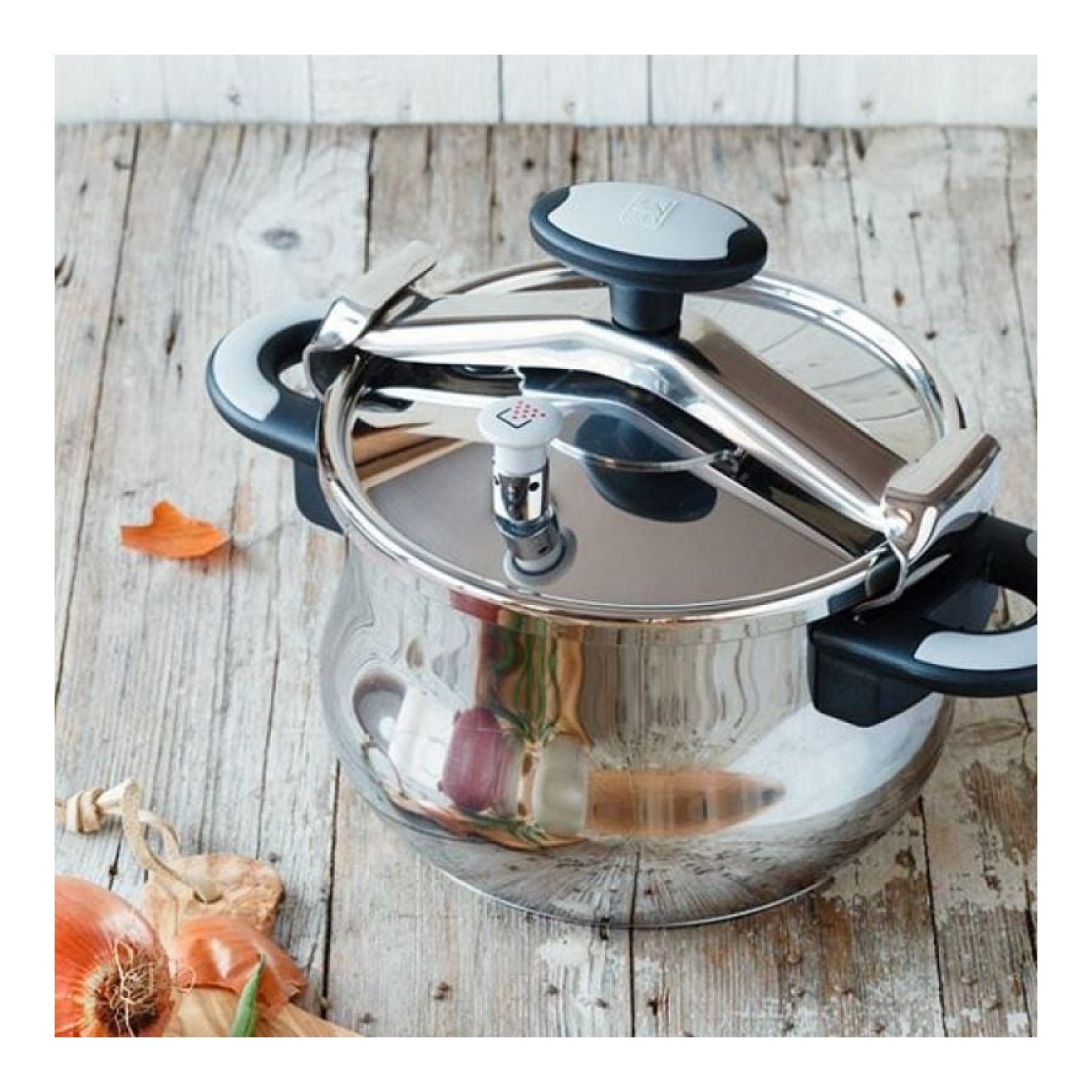 Bra New Star · Olla a Presión · 22cm · 4,5L · Acero Inoxidable · Inducción