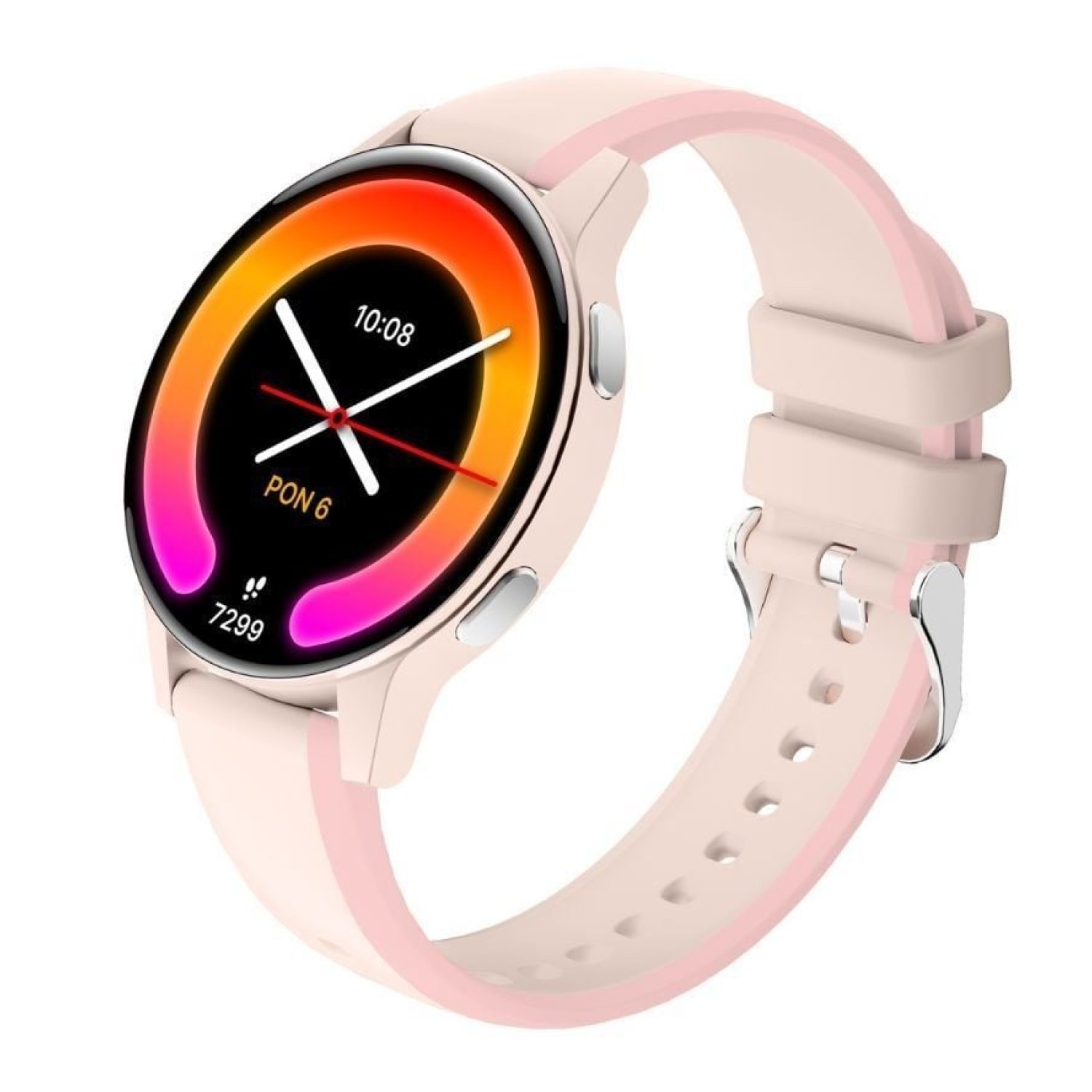 Forever iGo Watch 4 · Smartwatch · Notificaciones · Frecuencia Cardíaca · Rosa