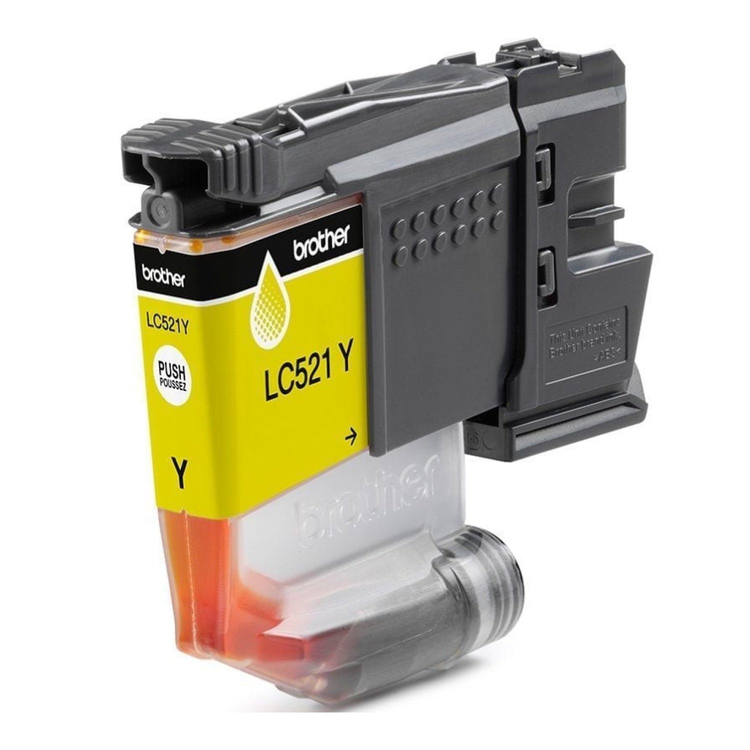 Brother LC521Y · Cartucho de Tinta Original · Amarillo
