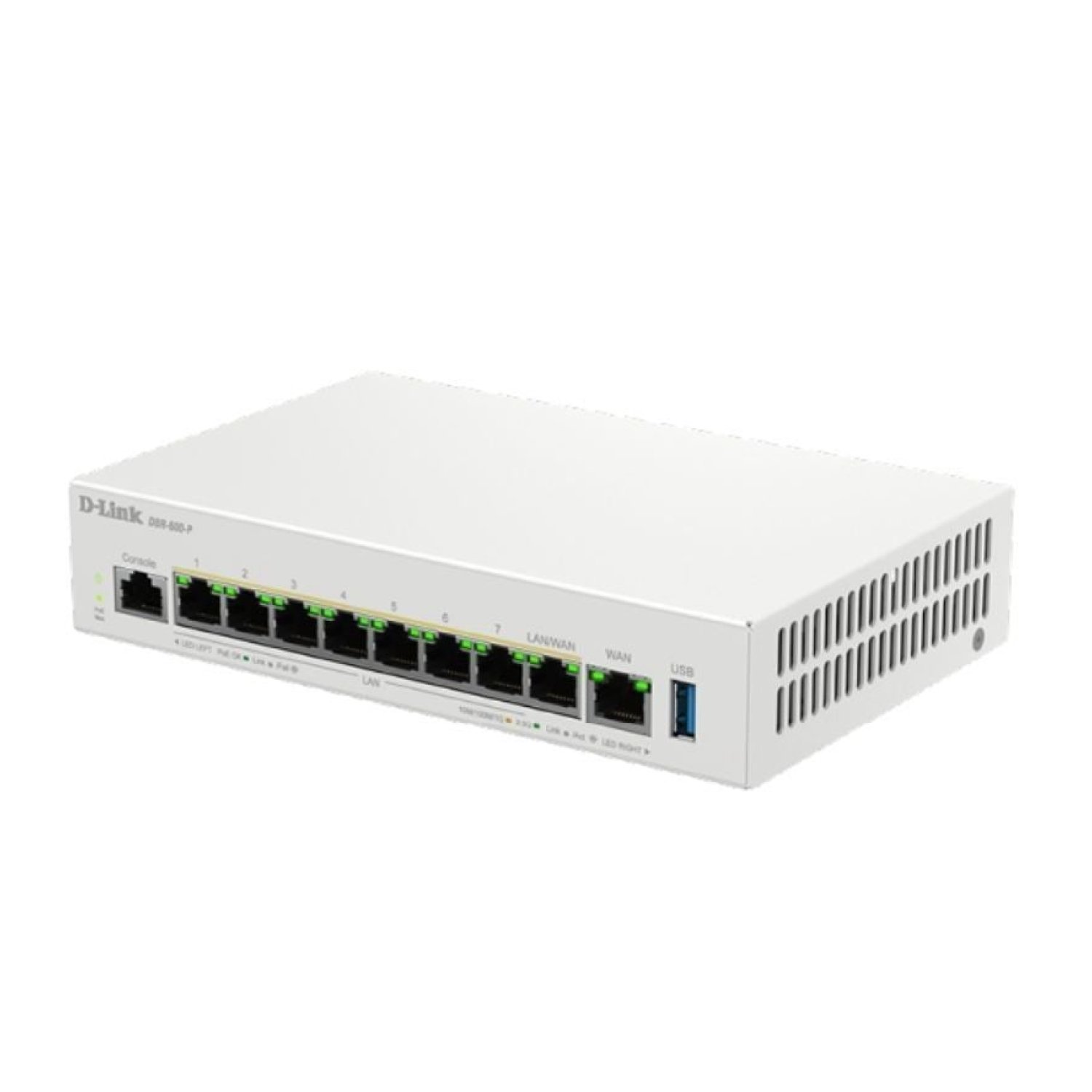 D-Link DBR-600-P · Router VPN/Firewall · 9 Puertos · Gigabit