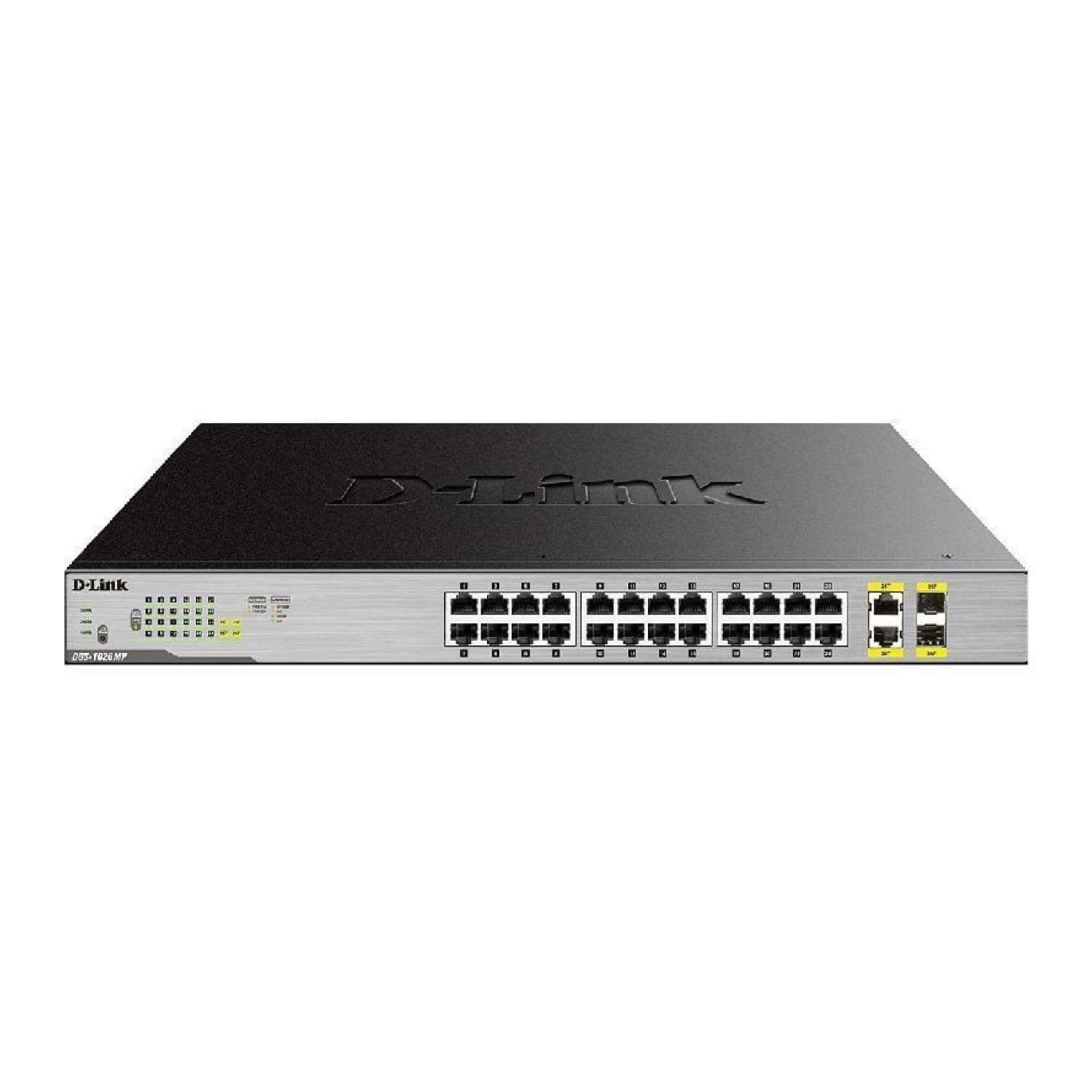 D-Link DGS-1026MP · Switch 26 Puertos · Gigabit PoE · SFP