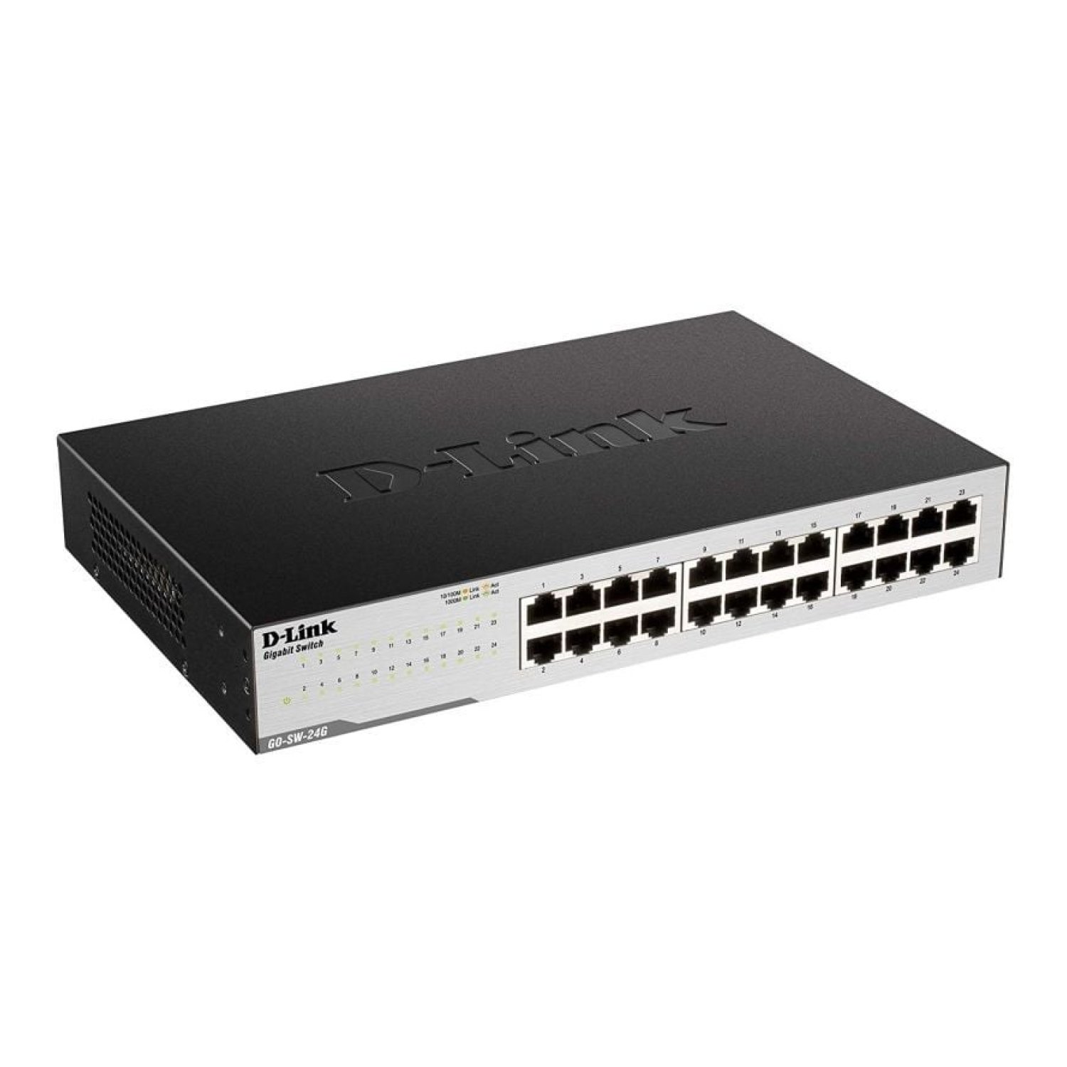 D-Link GO-SW-24G · 24 Puertos Gigabit · 10/100/1000 Mbps