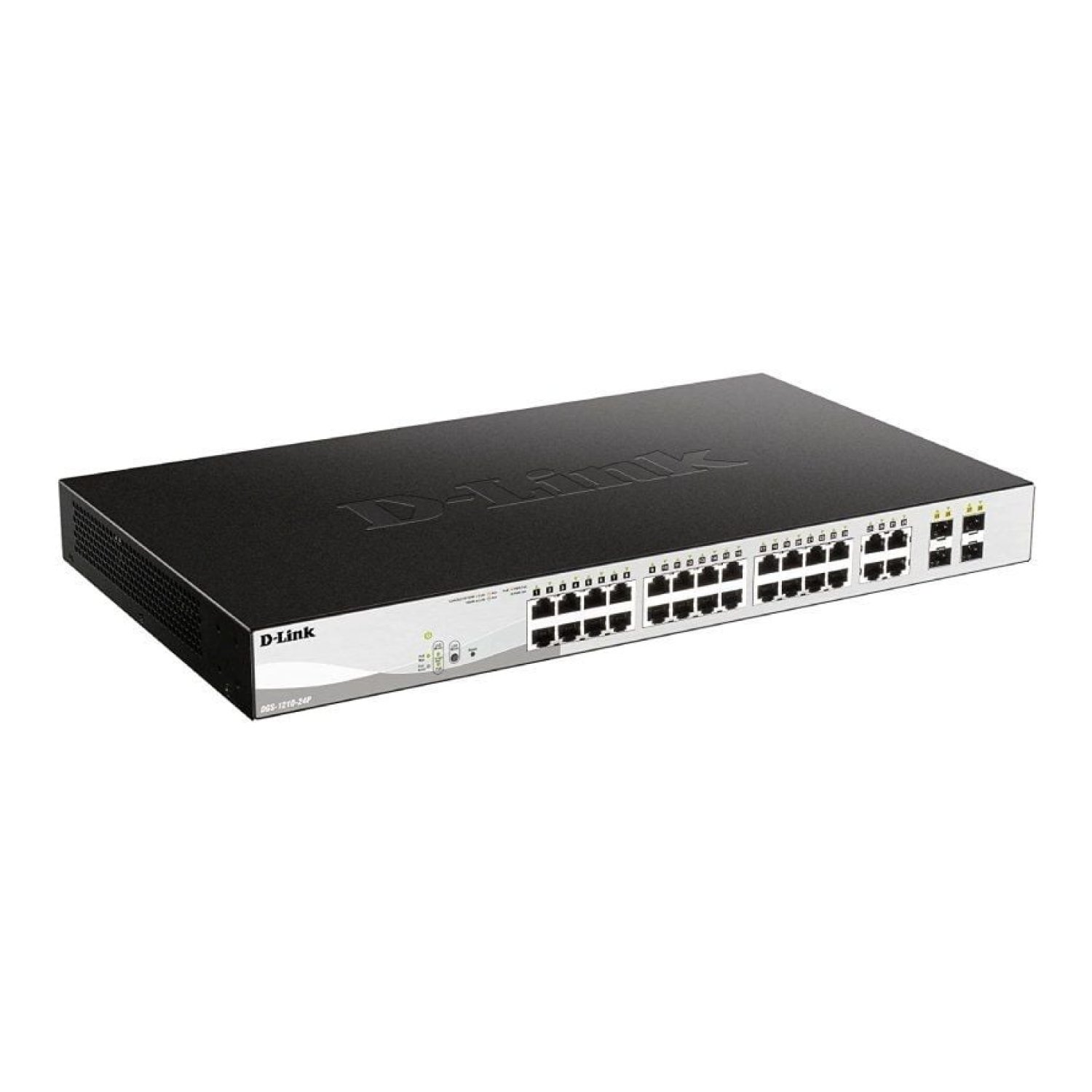 D-Link DGS-1210-24P · Switch Gestionado · 24 Puertos Gigabit · PoE · SFP