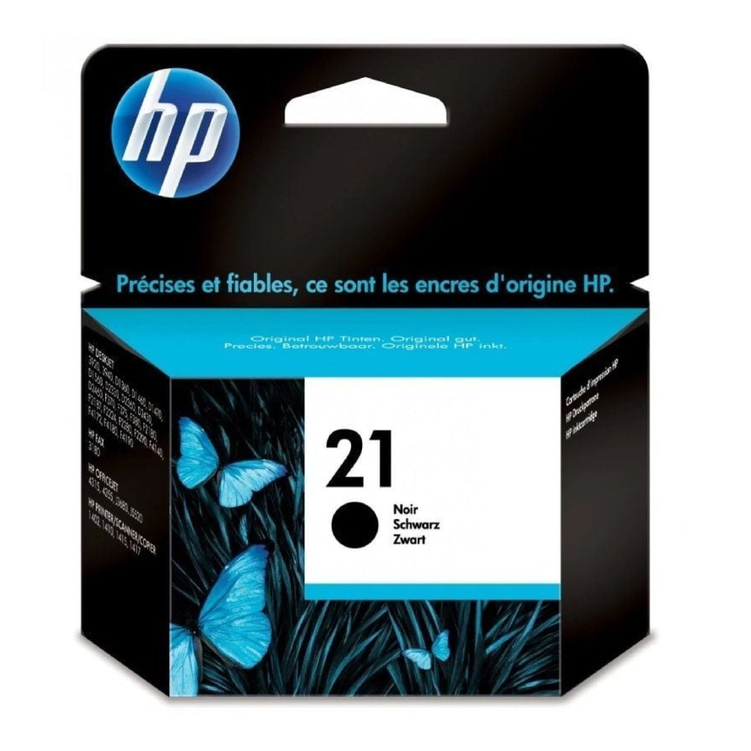 HP · Cartucho de Tinta Original nº21 · Negro