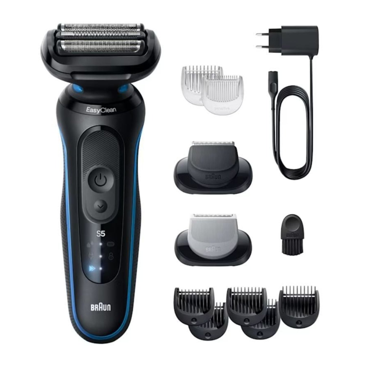 Braun Series 5 52-B1650S · Afeitadora Eléctrica · Con Batería · 2 Accesorios