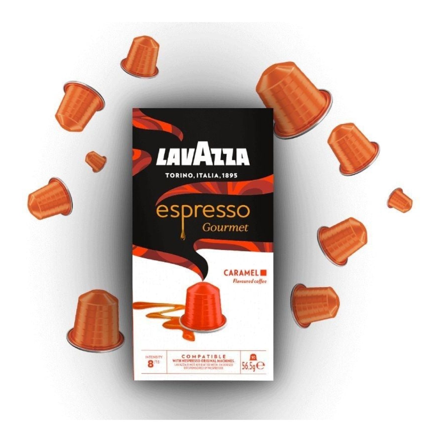 Lavazza Espresso Gourmet Caramel · Cápsulas Nespresso · Caja 10 unidades