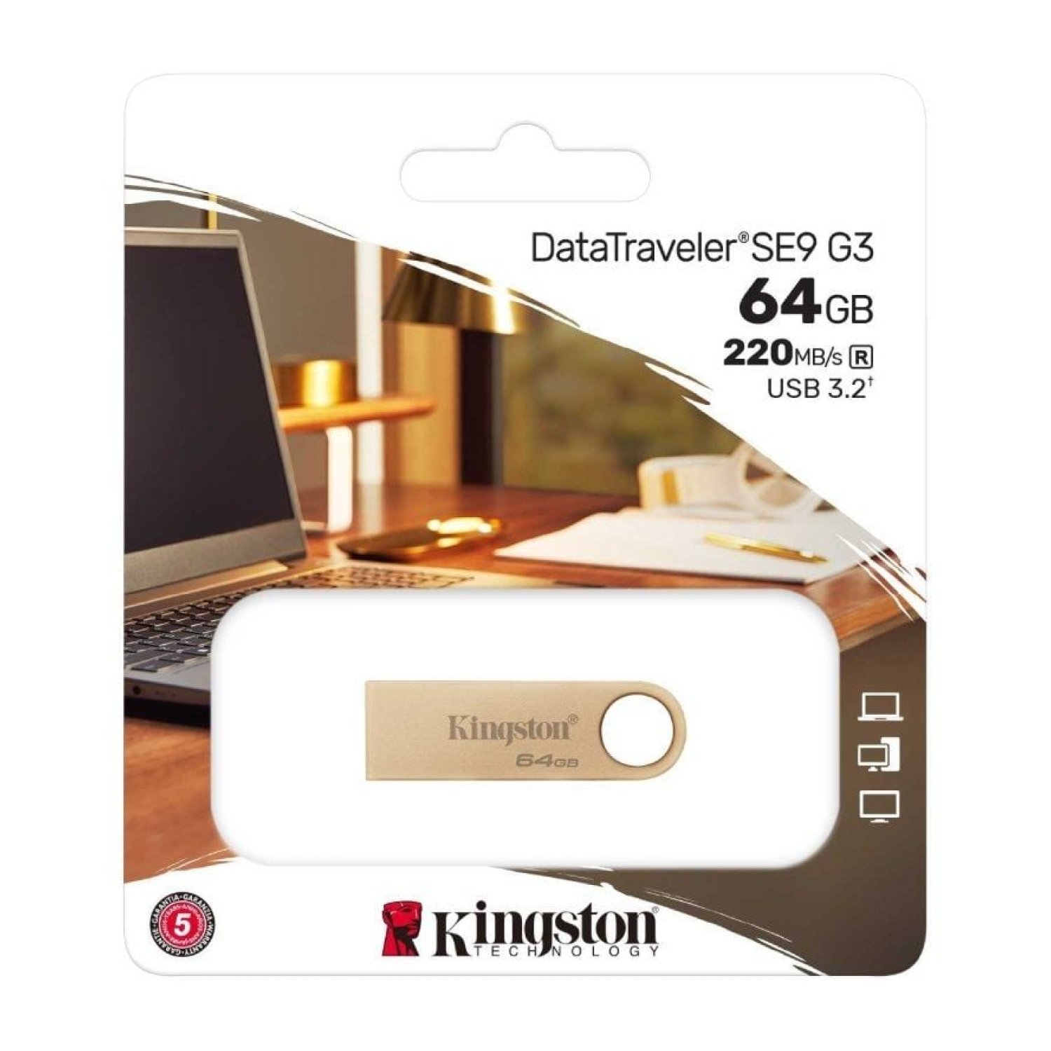 Kingston DataTraveler SE9 G3 · 64GB · USB 3.2