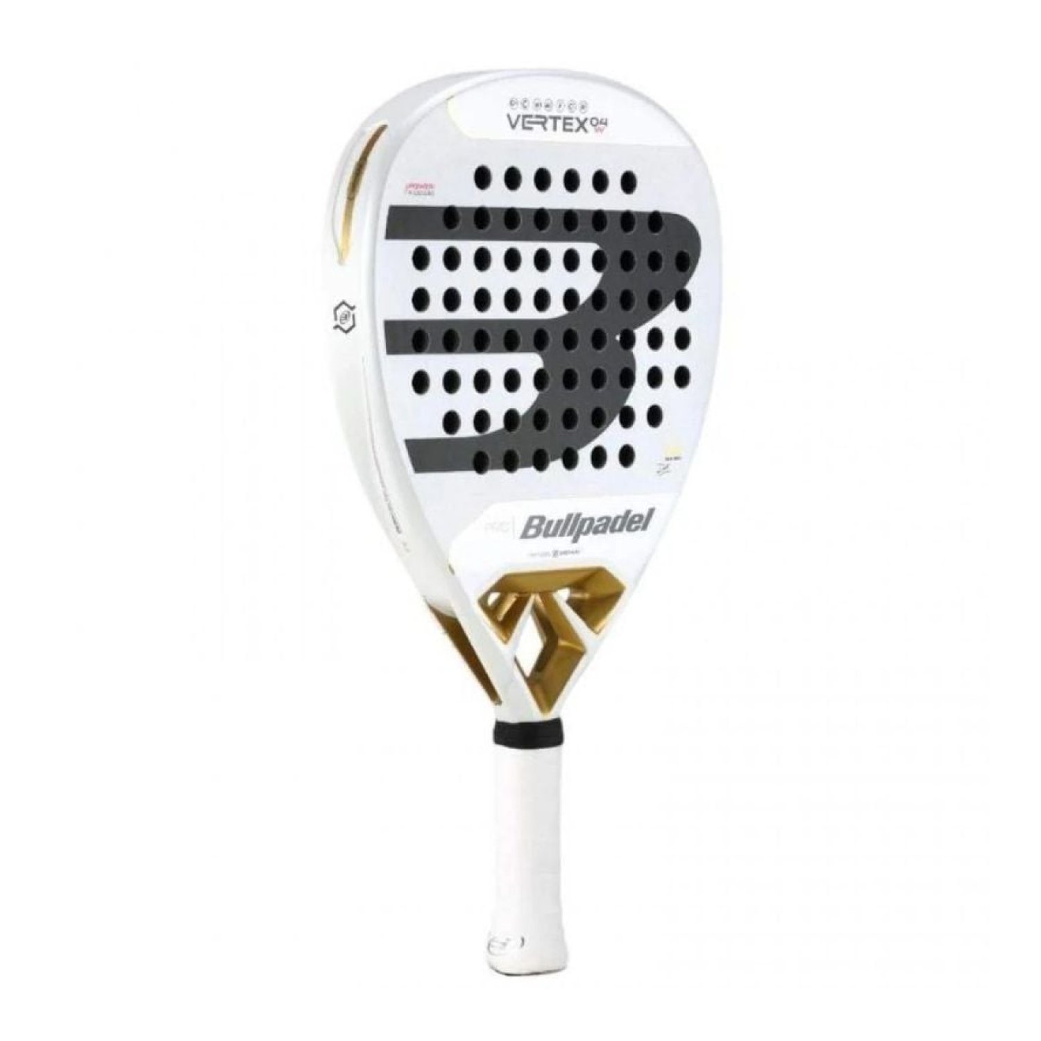 Bullpadel Vertex 04 Pro Line W 2025 · Pala de Pádel · Blanca
