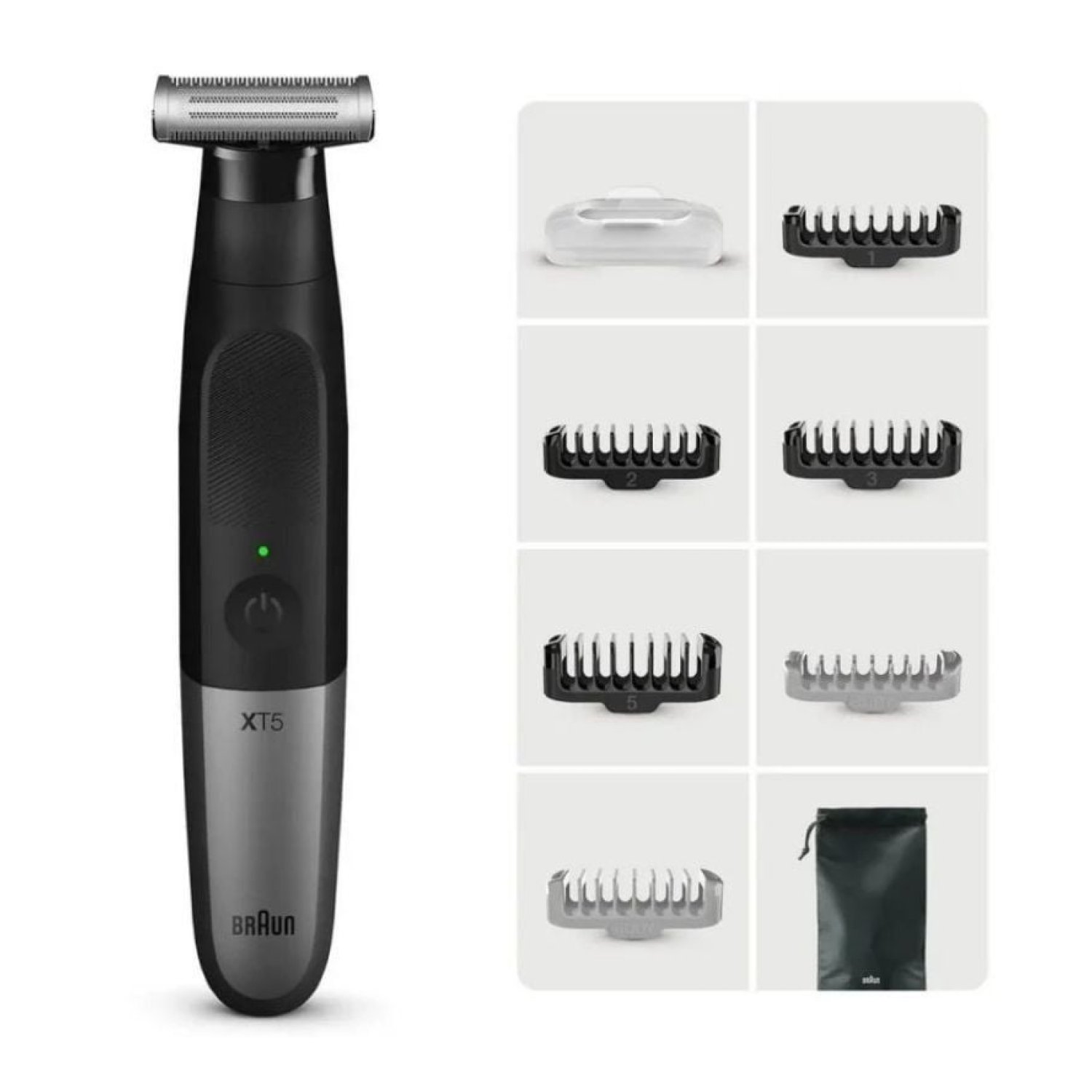 Braun Series X XT5200 · Afeitadora Wet and Dry · 6 Accesorios · Batería