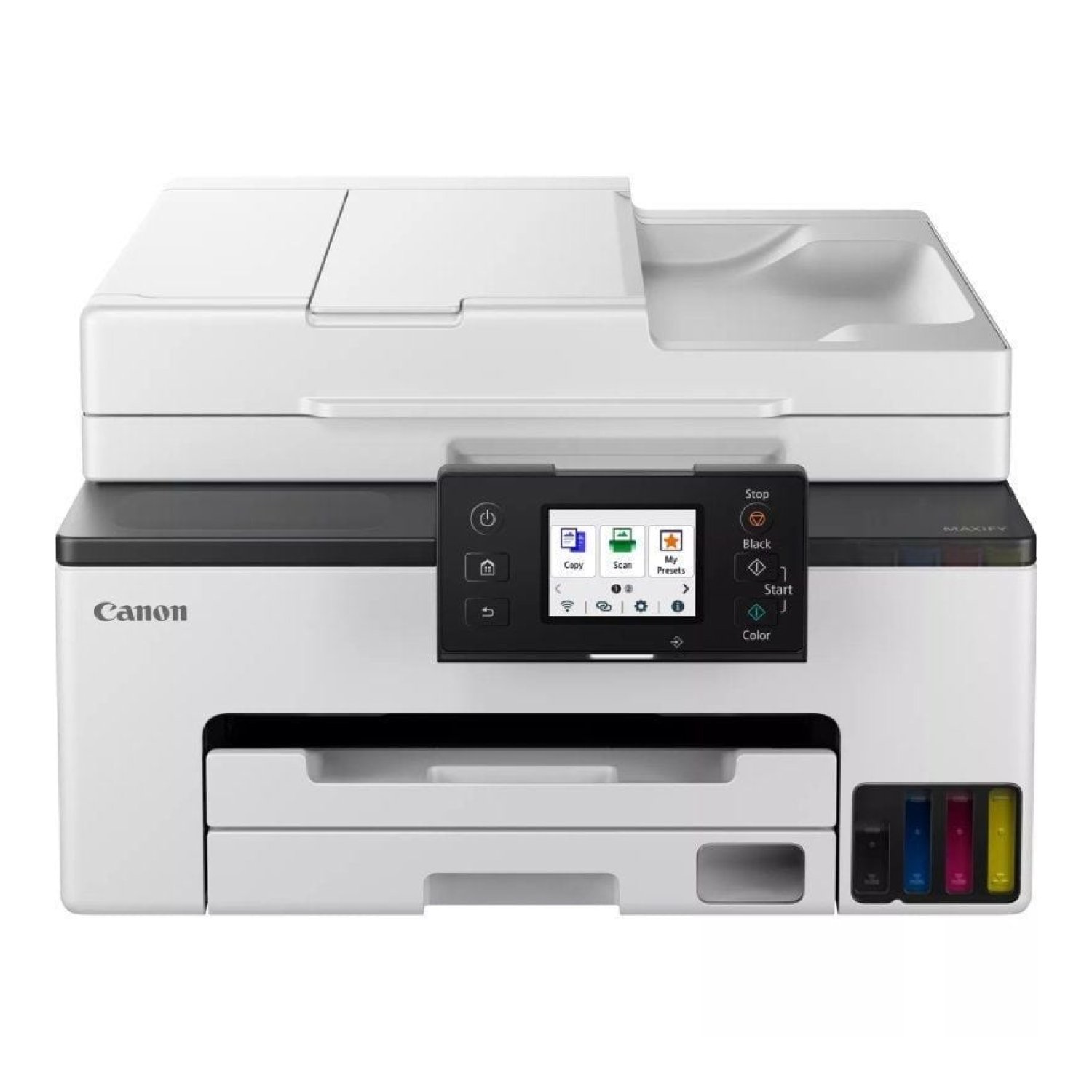 Canon MAXIFY GX2050 · Multifunción Recargable · WiFi · Fax · Blanca
