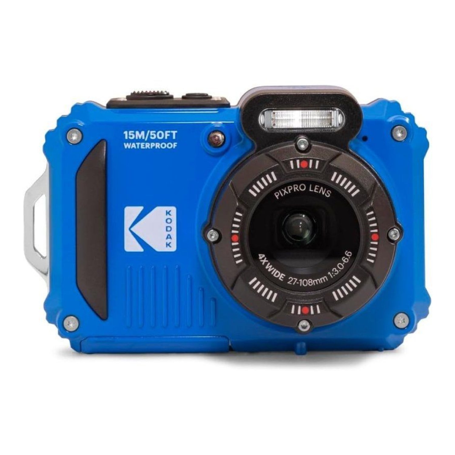 Pack Cámara Digital Kodak Pixpro WPZ2BL6 + 2 Baterías + 1 MicroSD/ 16MP/ Zoom Óptico 4x/ Azul